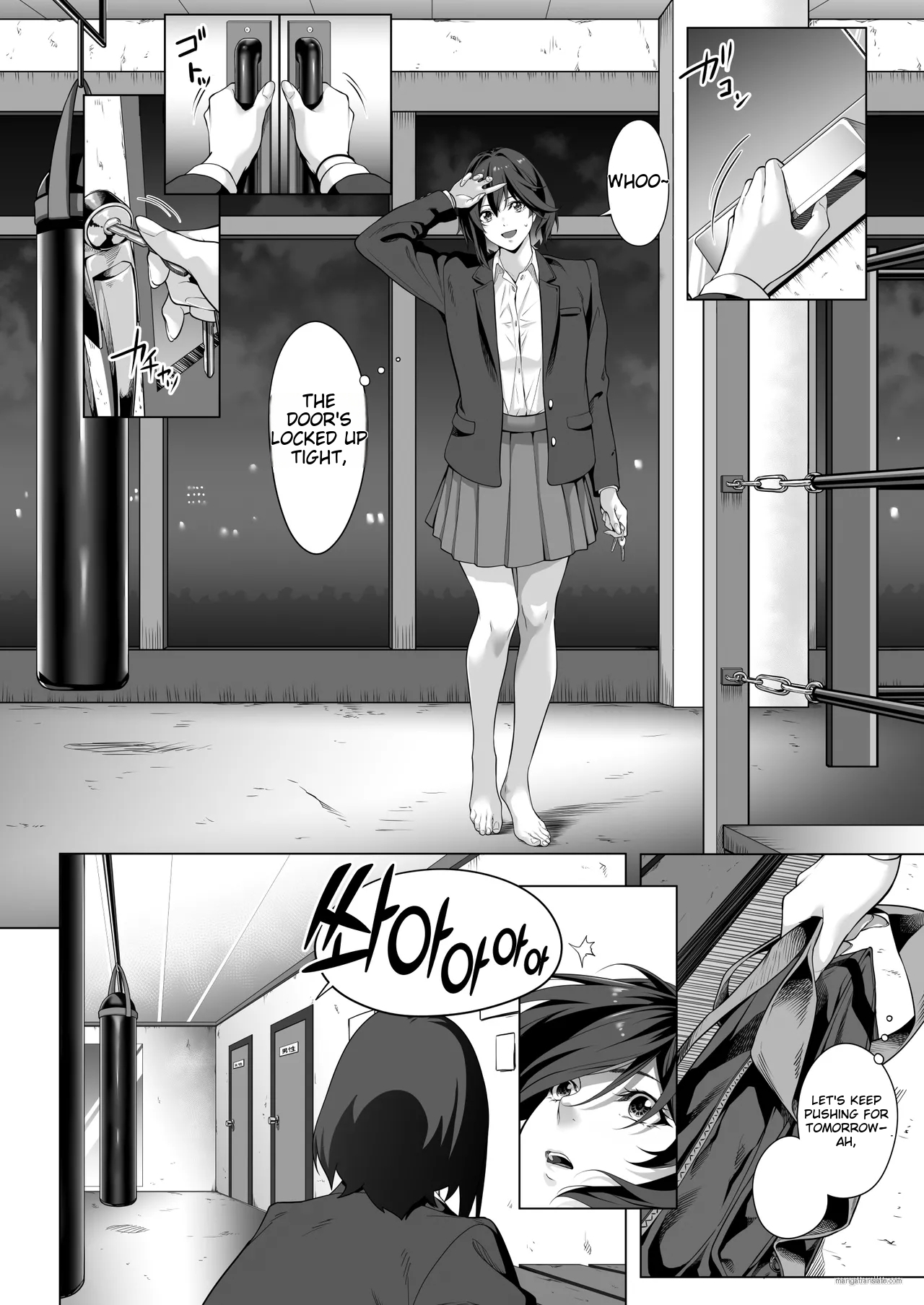 [Misaki (Futamine Kobito)] On a shivering night... ~The reason why I gave my body to a scumbag junior~ Part 1 [English] 图片编号 19