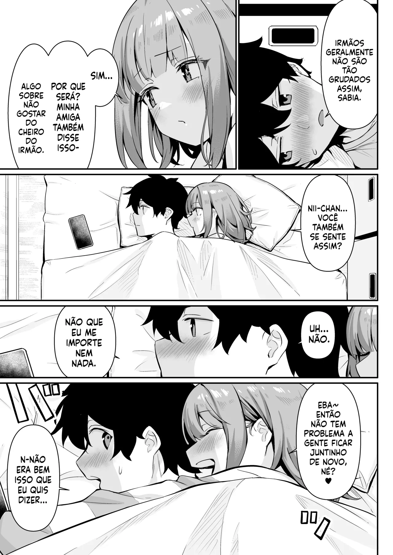 [Yokoya Manjirou] Chikubi Gottsunko kara Hajimaru Imouto to no H na Asobi | De Esbarrões Inocentes a Brincadeiras Quentes com Minha Irmã [Portuguese-BR] numero di immagine  21