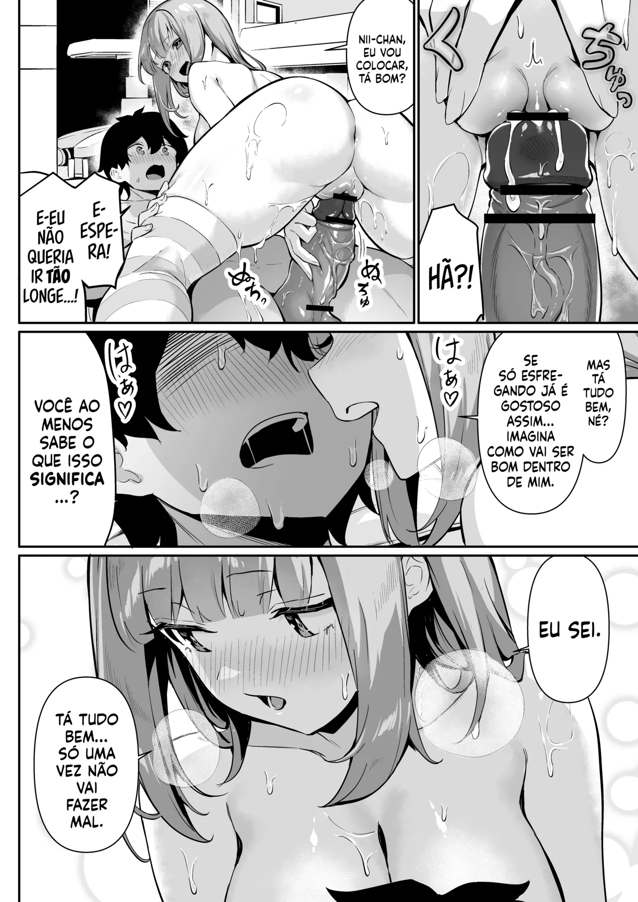 [Yokoya Manjirou] Chikubi Gottsunko kara Hajimaru Imouto to no H na Asobi | De Esbarrões Inocentes a Brincadeiras Quentes com Minha Irmã [Portuguese-BR] numero di immagine  30