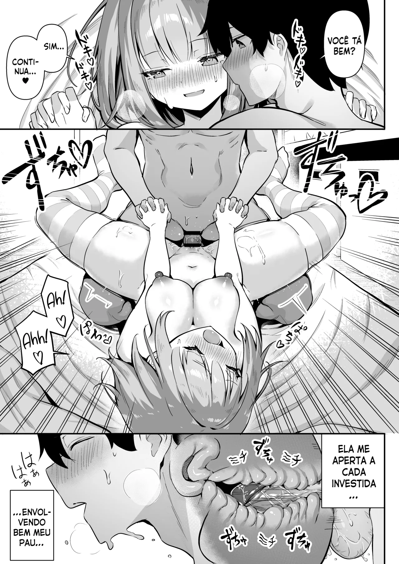 [Yokoya Manjirou] Chikubi Gottsunko kara Hajimaru Imouto to no H na Asobi | De Esbarrões Inocentes a Brincadeiras Quentes com Minha Irmã [Portuguese-BR] numero di immagine  41