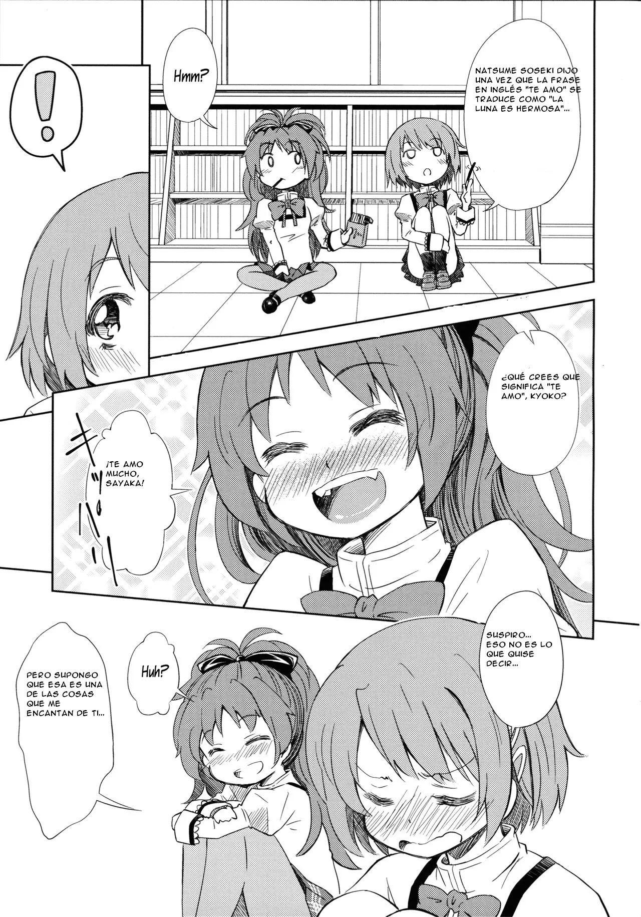 (C83) [Fukazume Kizoku (Amaro Tamaro)] Lovely Girls' Lily Vol. 5 (Puella Magi Madoka Magica) [spanish)(Taduccion:CristoferDeLosAndes) Bildnummer 20