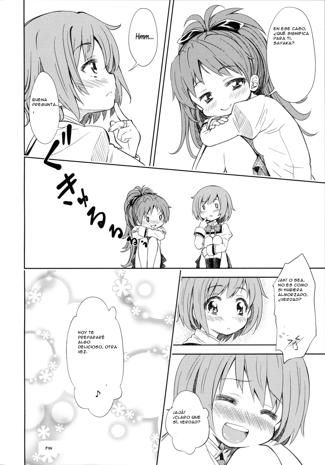 (C83) [Fukazume Kizoku (Amaro Tamaro)] Lovely Girls' Lily Vol. 5 (Puella Magi Madoka Magica) [spanish)(Taduccion:CristoferDeLosAndes) Bildnummer 21