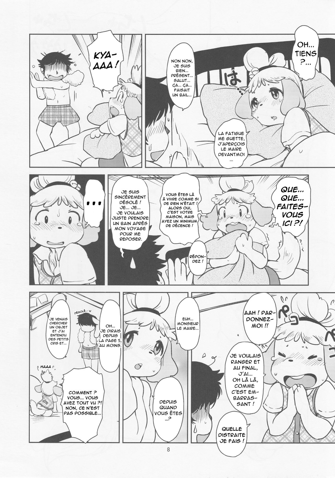 (Fur-st 7) [Noraya (Setouchi Kurage)] Zutto Anata no Hisho. (Animal Crossing) [French] 7eme image