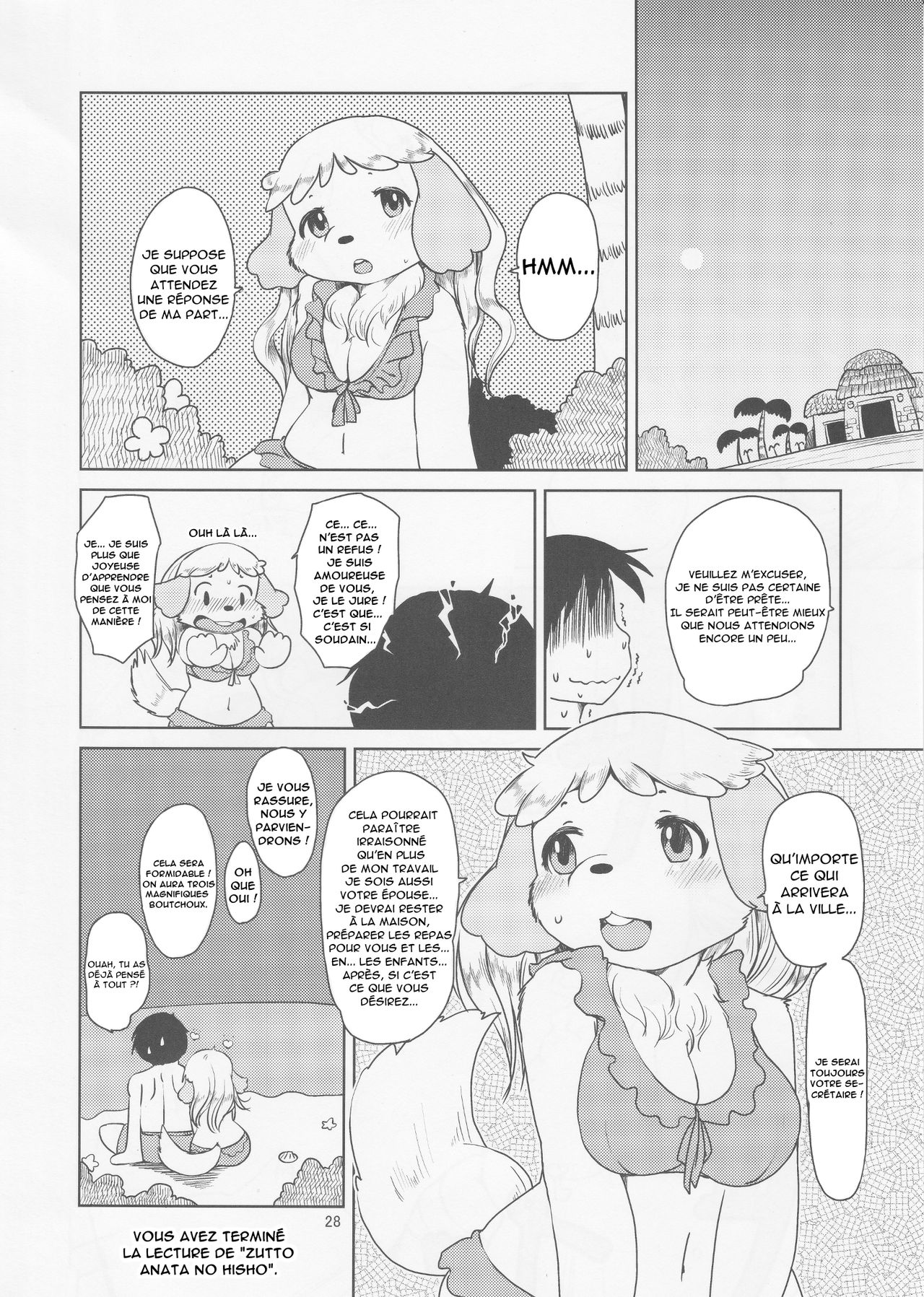 (Fur-st 7) [Noraya (Setouchi Kurage)] Zutto Anata no Hisho. (Animal Crossing) [French] 27eme image