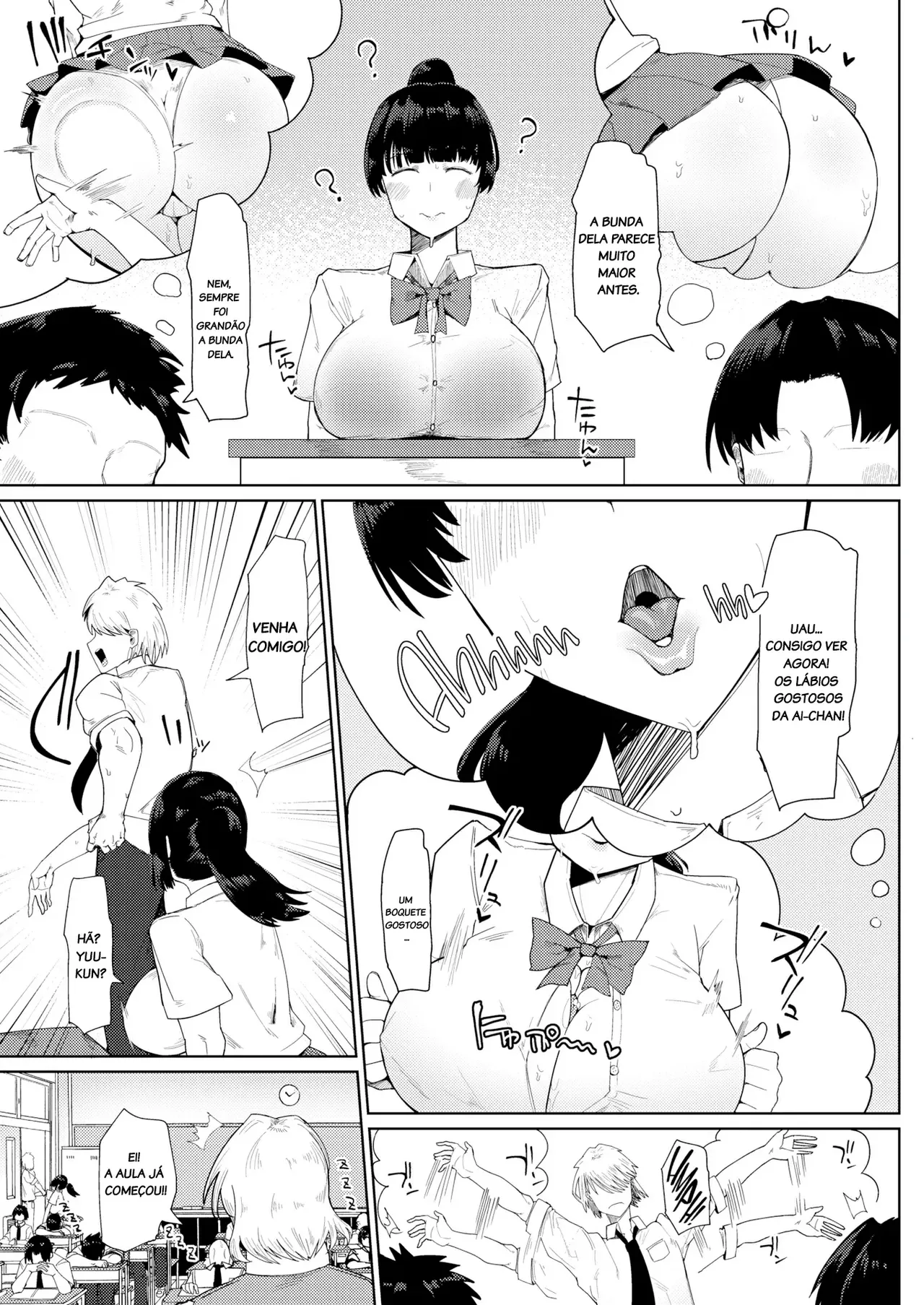 [Fujoujoshi] Muchi Muchi Osananajimi (COMIC Shitsurakuten 2023-06) [Portuguese-BR] [Digital] 图片编号 17