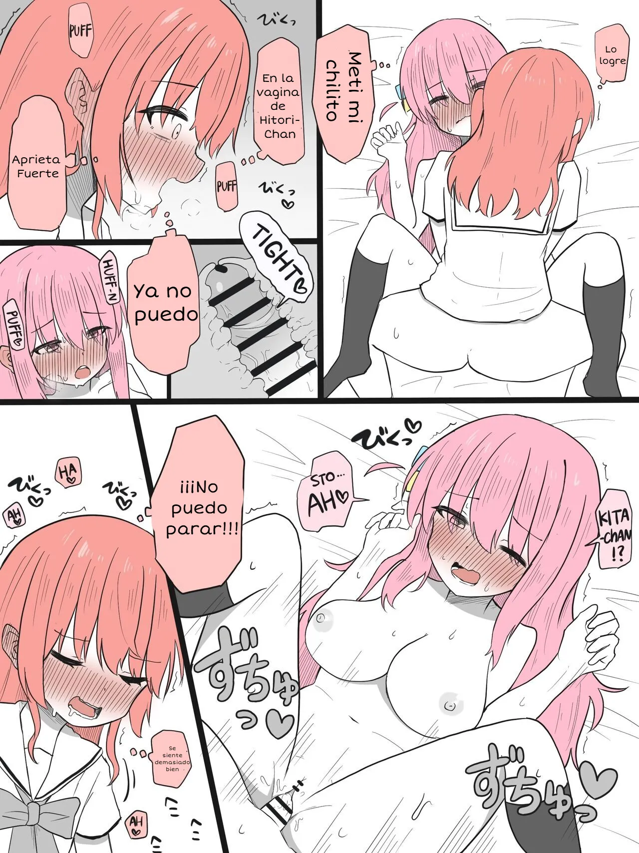 [GOKURIN] Kita-chan ni Haeta Manga (Bocchi The Rock!) [Spanish] [idiota_MX translation] image number 10