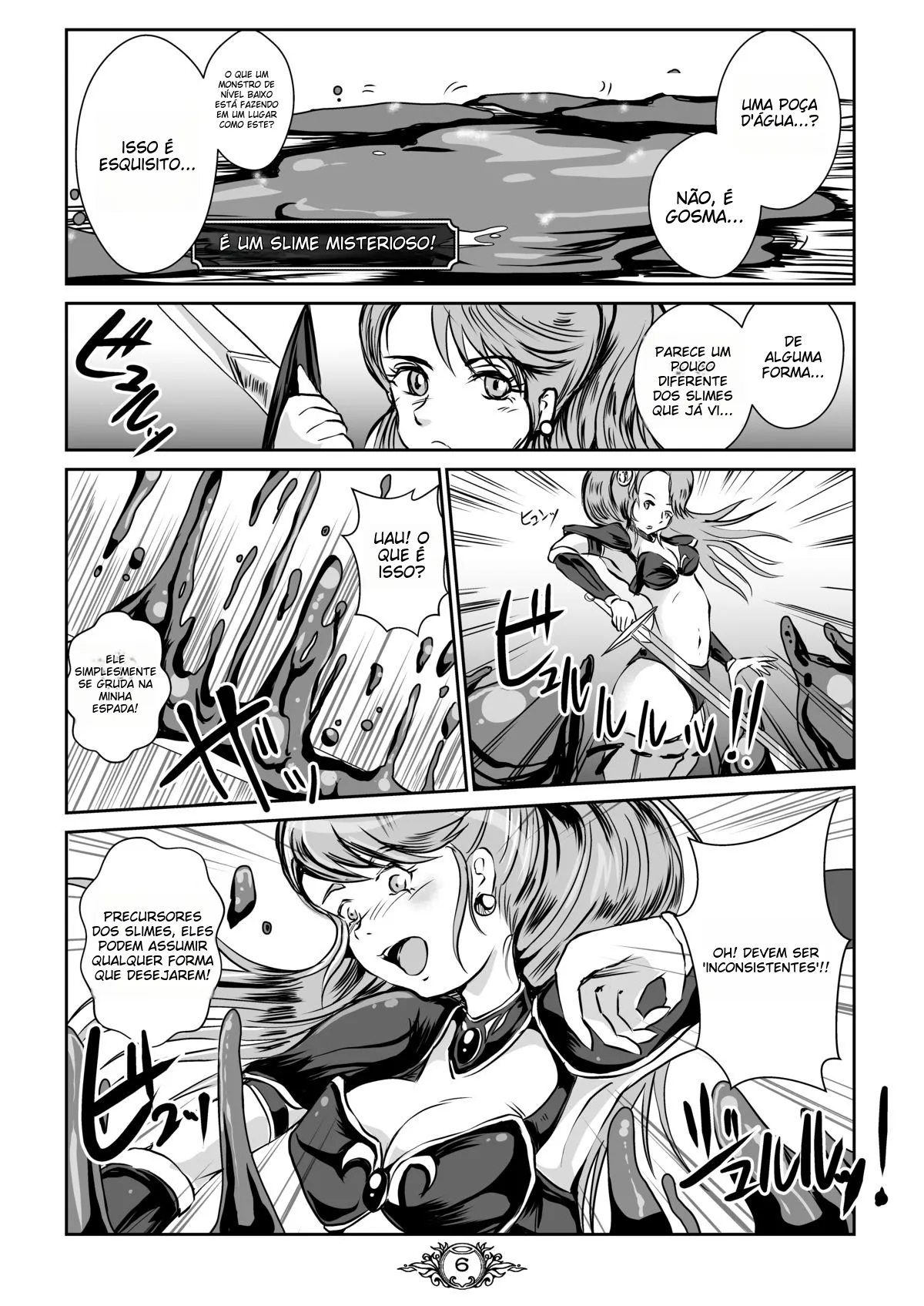 [Erotic Fantasy Larvaturs (Takaishi Fuu)] UNSOLID SLIME [Portuguese-BR] [desudesu] [Digital] imagen número 5