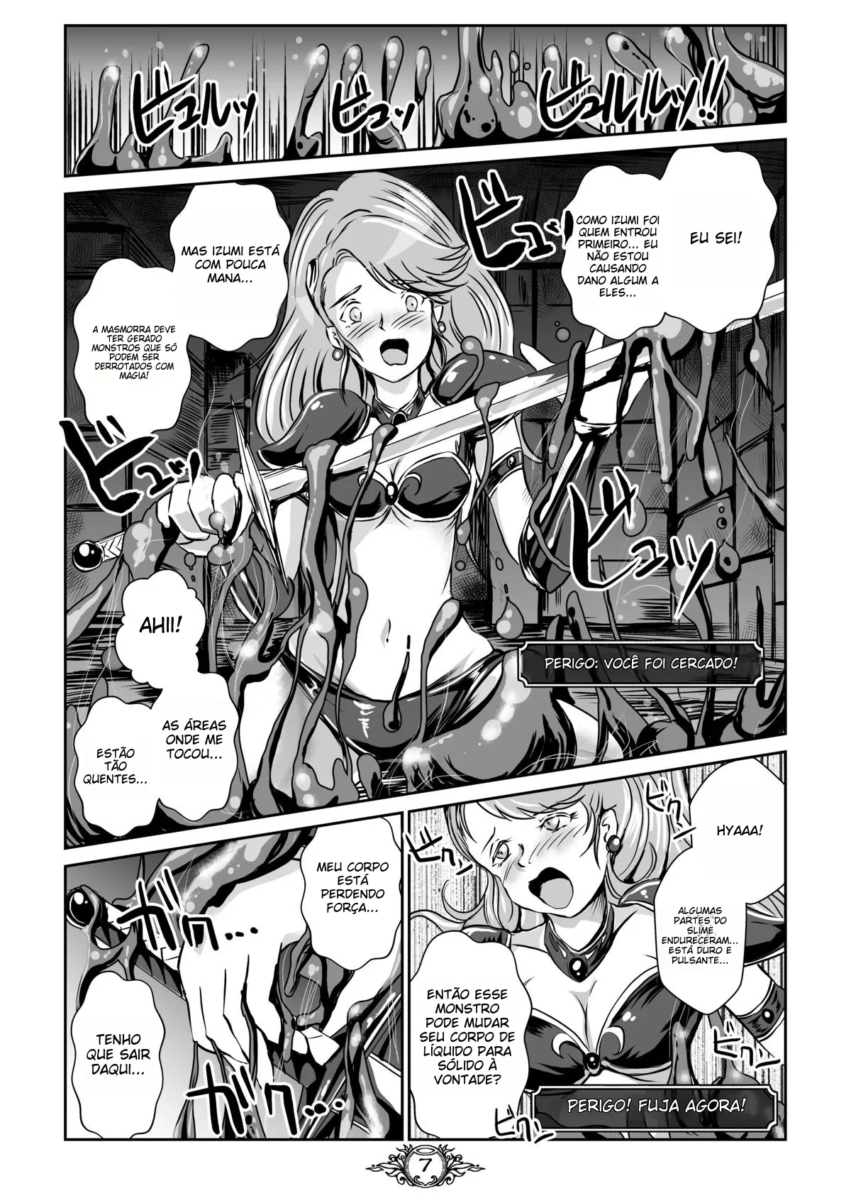 [Erotic Fantasy Larvaturs (Takaishi Fuu)] UNSOLID SLIME [Portuguese-BR] [desudesu] [Digital] imagen número 6