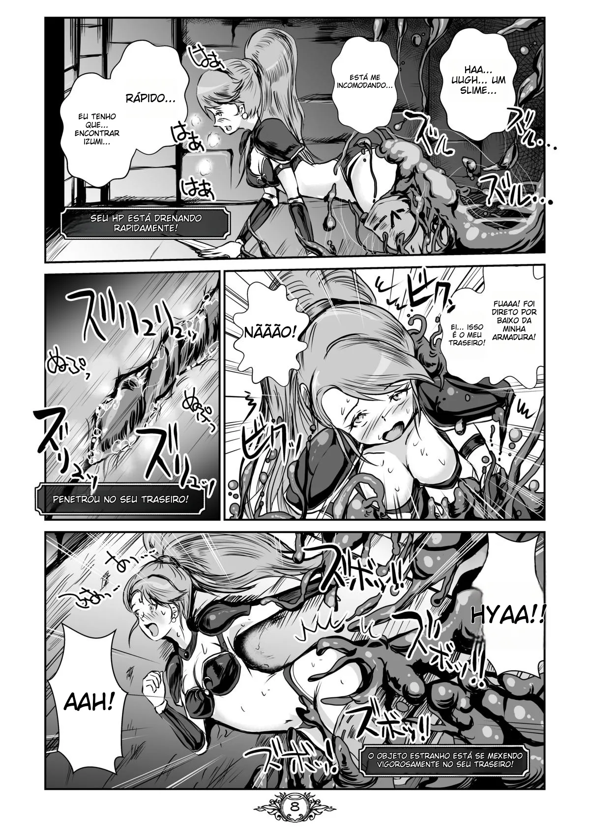 [Erotic Fantasy Larvaturs (Takaishi Fuu)] UNSOLID SLIME [Portuguese-BR] [desudesu] [Digital] imagen número 7