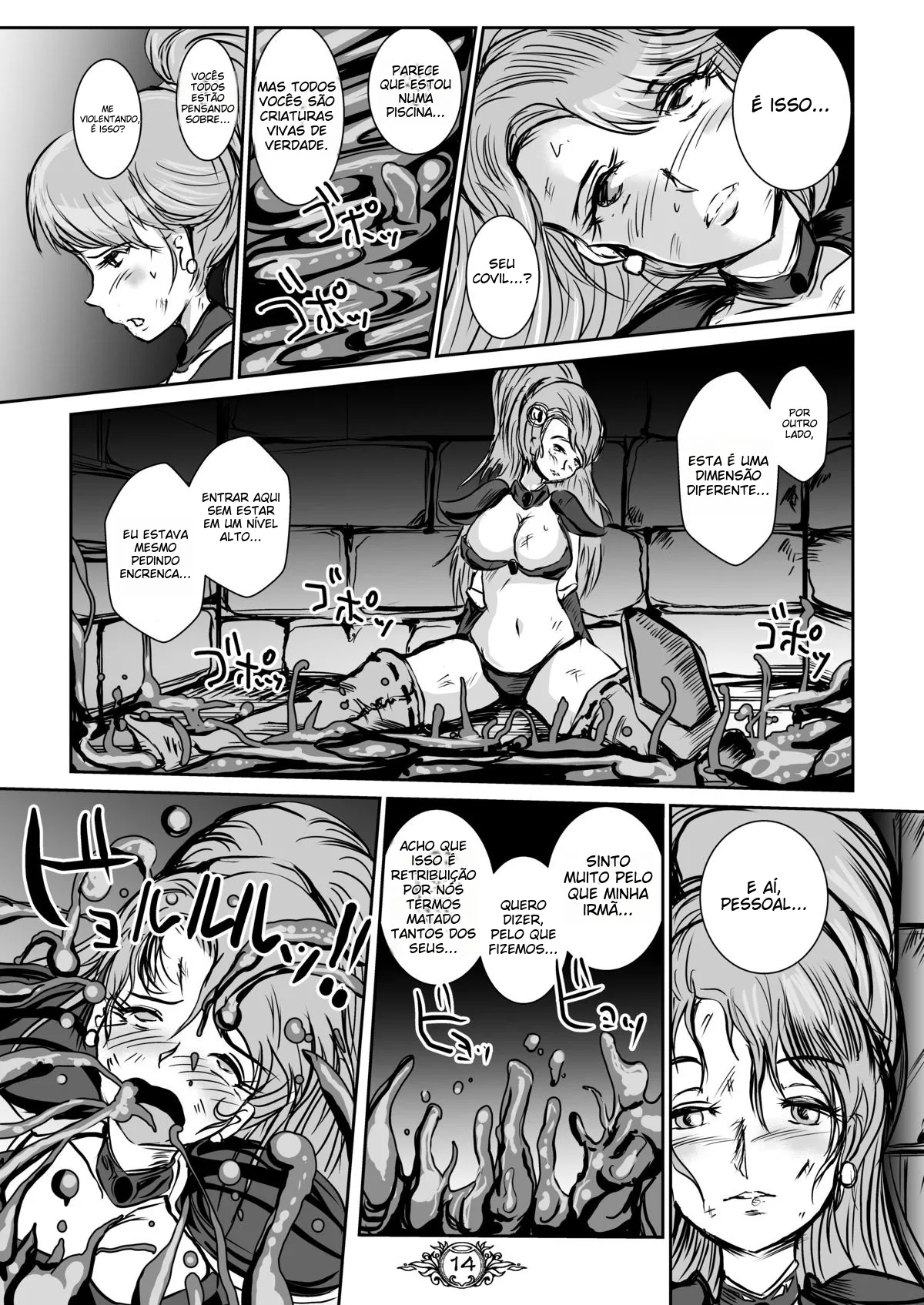 [Erotic Fantasy Larvaturs (Takaishi Fuu)] UNSOLID SLIME [Portuguese-BR] [desudesu] [Digital] imagen número 13