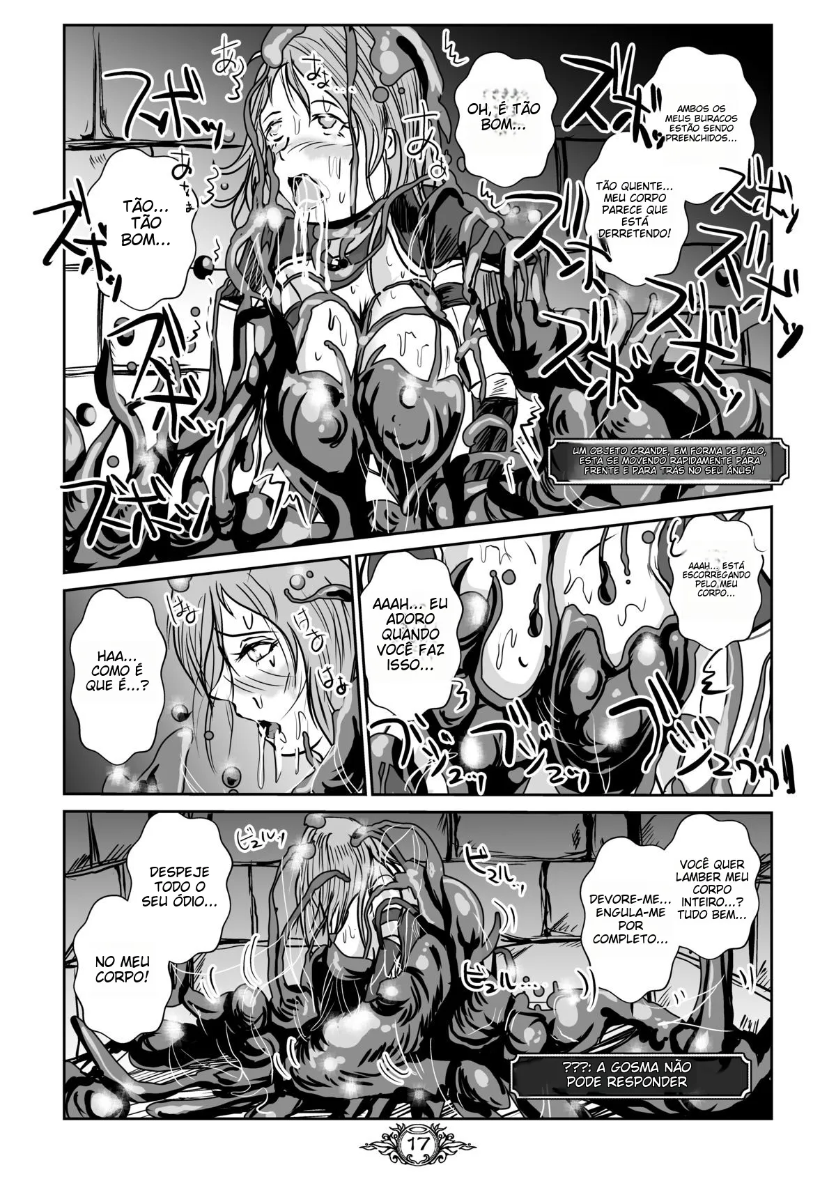 [Erotic Fantasy Larvaturs (Takaishi Fuu)] UNSOLID SLIME [Portuguese-BR] [desudesu] [Digital] imagen número 16