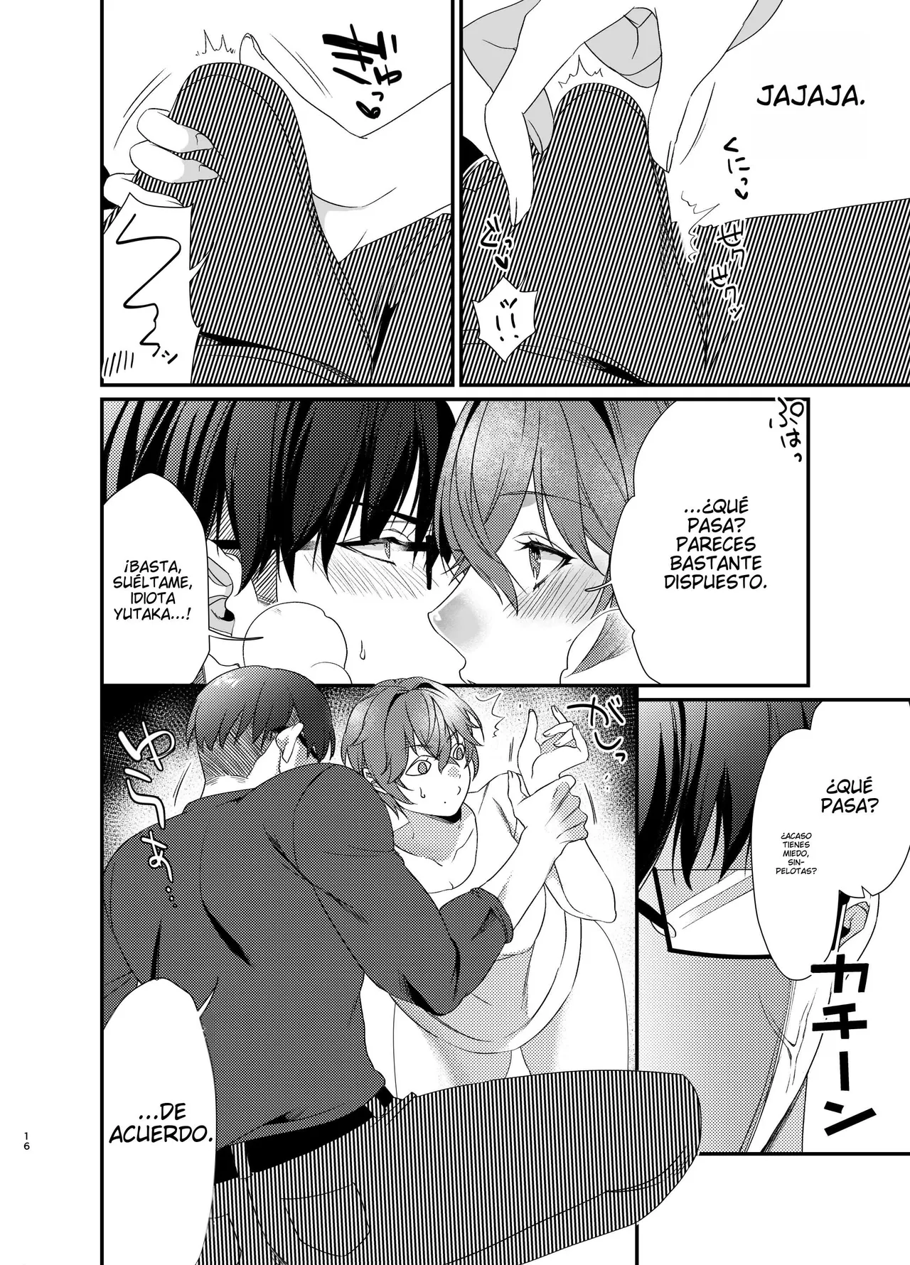 [Anmitsutei (Kibi Anmitsu)] Yutaka-kun to! -Onna ni Natta Ore ga Osananajimi ni Dakareta Hanashi-｜¡Con Yutaka-kun! -La Historia de Cómo Me Convertí en Mujer y Me Cogí a Mi Amigo de la Infancia- {Spanish} {EbisuTraslade - Winder} numero di immagine  17