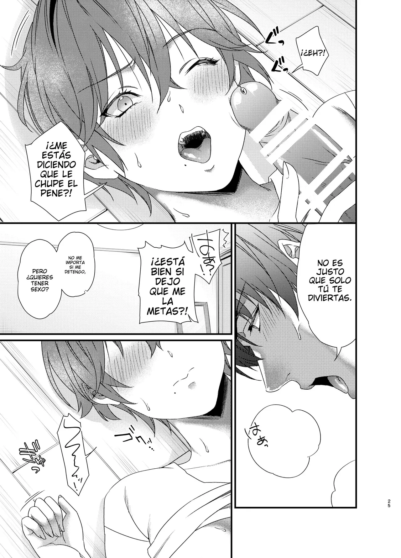 [Anmitsutei (Kibi Anmitsu)] Yutaka-kun to! -Onna ni Natta Ore ga Osananajimi ni Dakareta Hanashi-｜¡Con Yutaka-kun! -La Historia de Cómo Me Convertí en Mujer y Me Cogí a Mi Amigo de la Infancia- {Spanish} {EbisuTraslade - Winder} numero di immagine  26