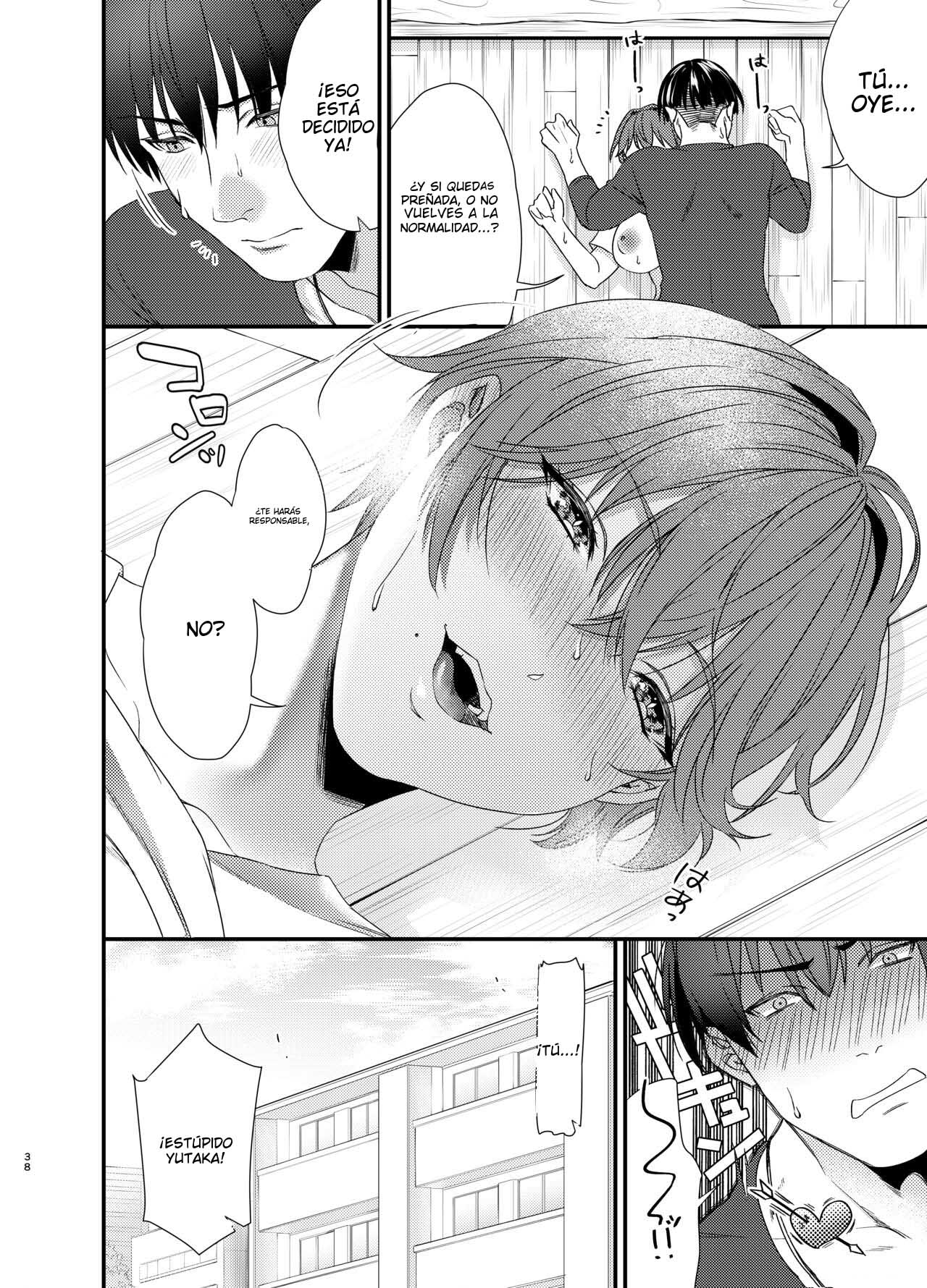 [Anmitsutei (Kibi Anmitsu)] Yutaka-kun to! -Onna ni Natta Ore ga Osananajimi ni Dakareta Hanashi-｜¡Con Yutaka-kun! -La Historia de Cómo Me Convertí en Mujer y Me Cogí a Mi Amigo de la Infancia- {Spanish} {EbisuTraslade - Winder} numero di immagine  39