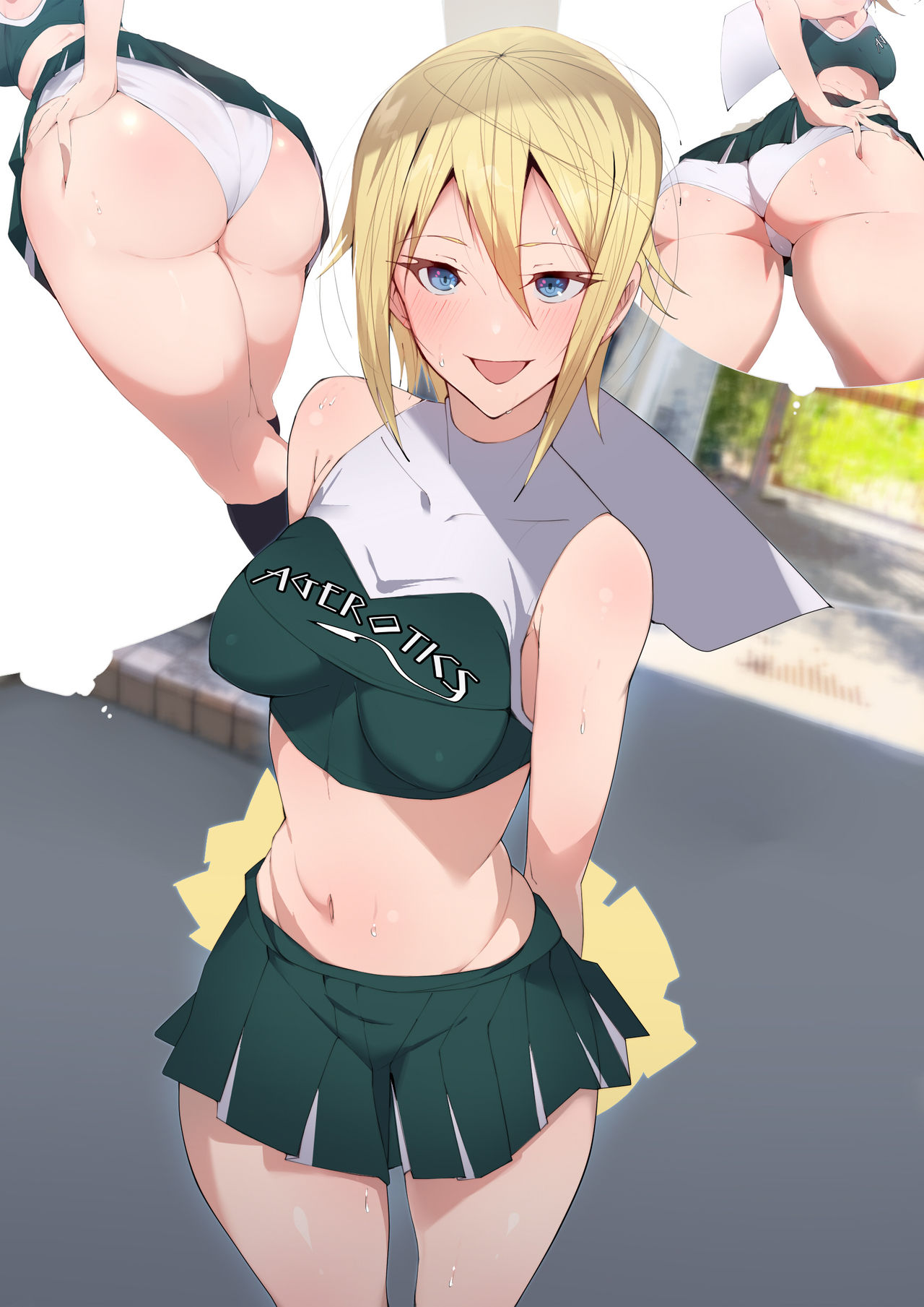 [Aikokusha (Agobitch Nee-san)] Seifuku Bishoujo 2gakki Ee!? Oshiri ni Koishiteru? Cheer Girl-chan to Dosukebe na Onnanoko-tachi dattee? [English] [Incomplete] изображение № 2