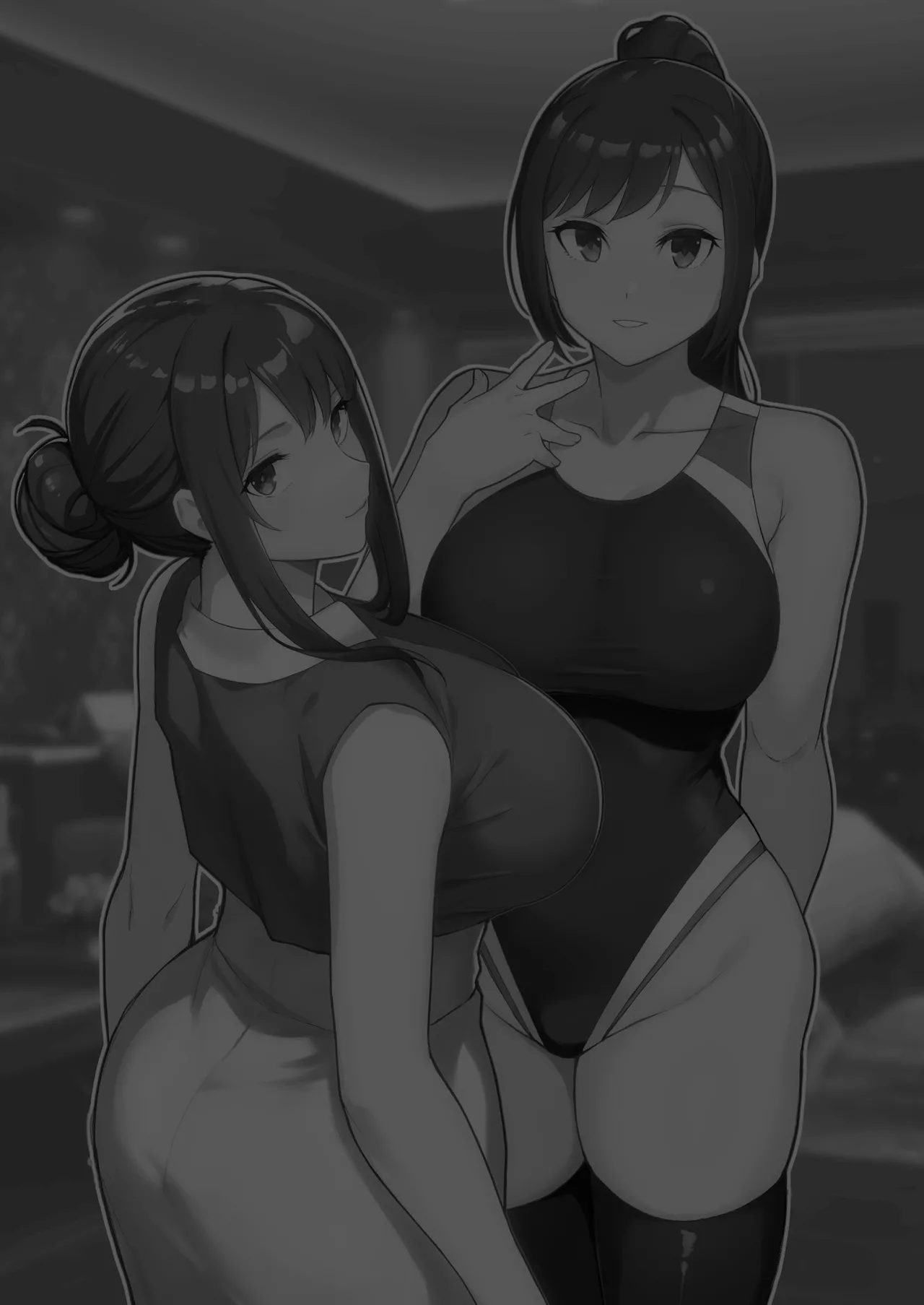 [華容道 (松果)] ラブホでデート壁越しに母娘とそれぞれ〇〇する本【前編】 [中国翻訳] [無修正] 图片编号 3