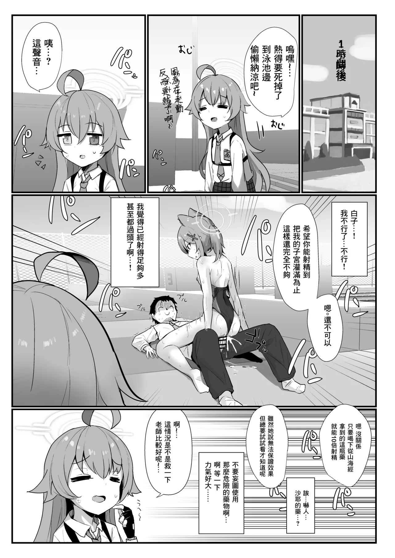 [Sasakama Box (Rumiya Isasa)] Pool Side Log: Sunaookami (Blue Archive) [Chinese] [Digital] numero di immagine  18