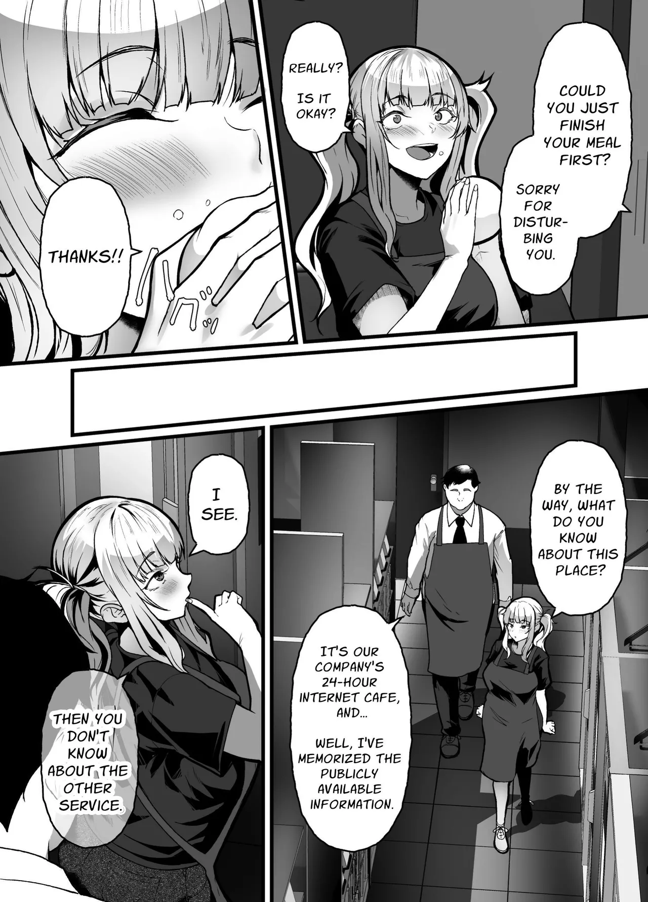 [Jall Boint (nohito)] The Store I was Demoted to is TOO Erotic ~My Internet Cafe Job is Fucking HAWT~ [English] [Solid Rose] 图片编号 7