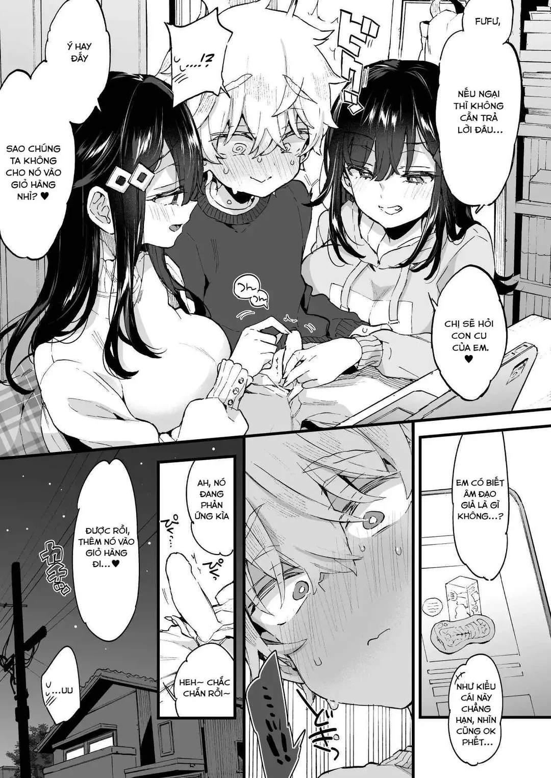 [Koniro Drops (Morishima Kon)] Onee-chan to Yofukashi! - Staying Up Late With The Sisters [Vietnamese Tiếng Việt] [Digital] 图片编号 6