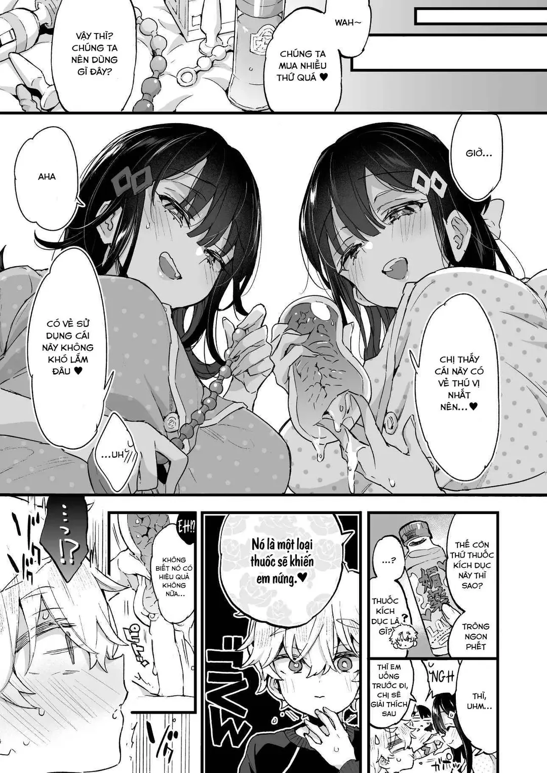 [Koniro Drops (Morishima Kon)] Onee-chan to Yofukashi! - Staying Up Late With The Sisters [Vietnamese Tiếng Việt] [Digital] 图片编号 12