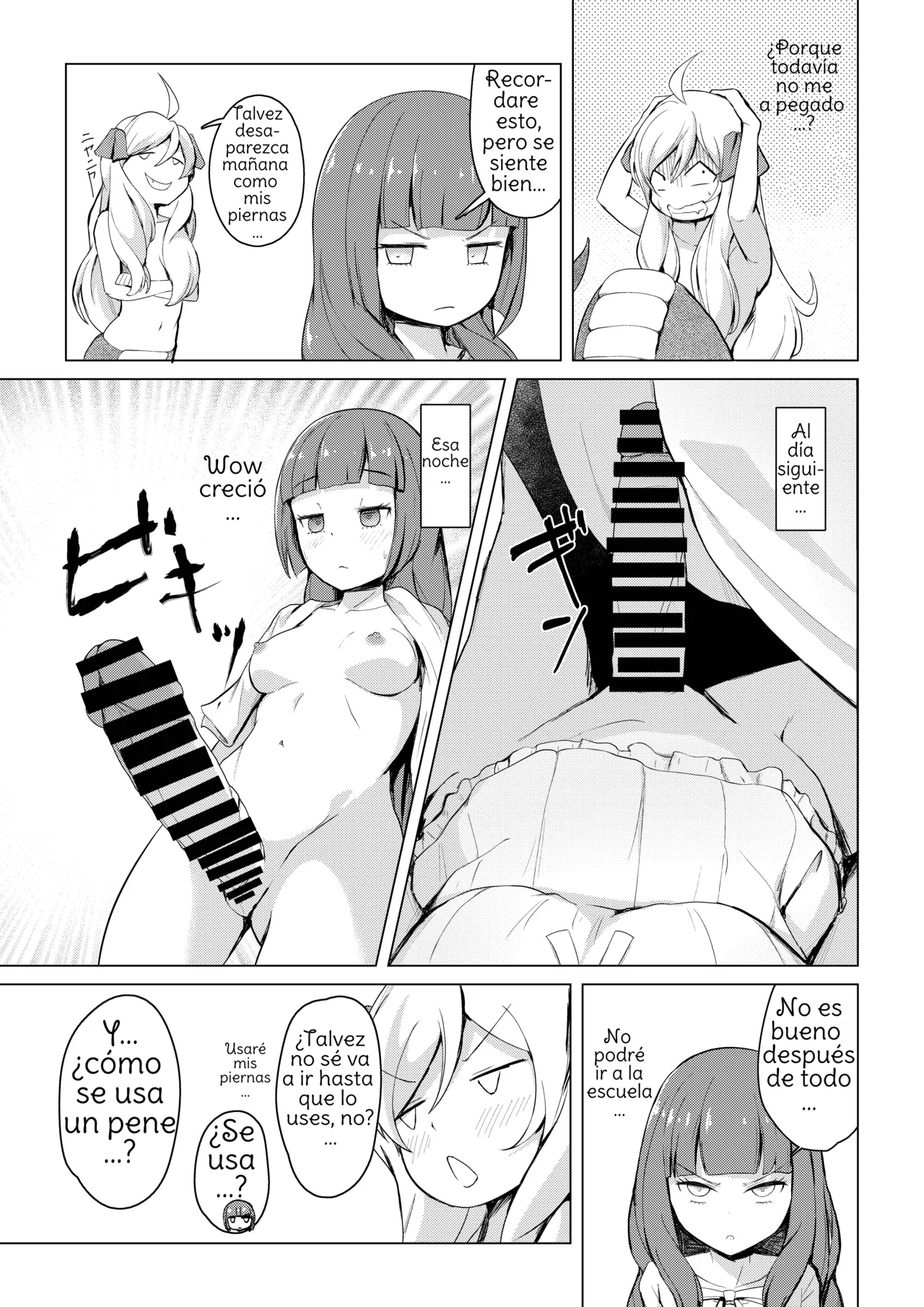 [Oishii Udon (Ocza)] Yurine Harem (Jashin-chan Dropkick) [Spanish] [Amaterasu] image number 6
