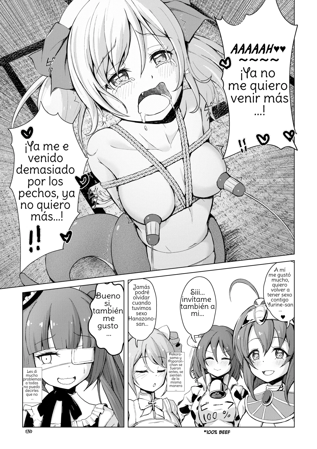 [Oishii Udon (Ocza)] Yurine Harem (Jashin-chan Dropkick) [Spanish] [Amaterasu] image number 16