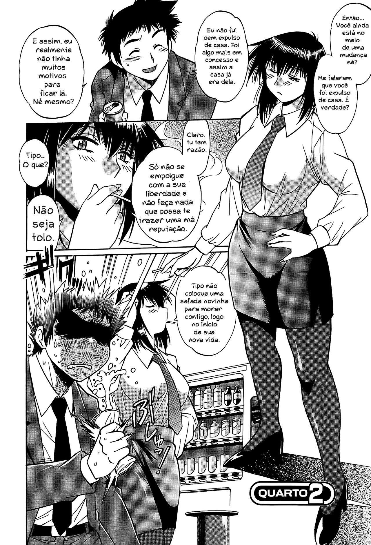 [Manabe Jouji] Kanojo de Ippai Ch. 2 [Portuguese-BR] numero di immagine  2