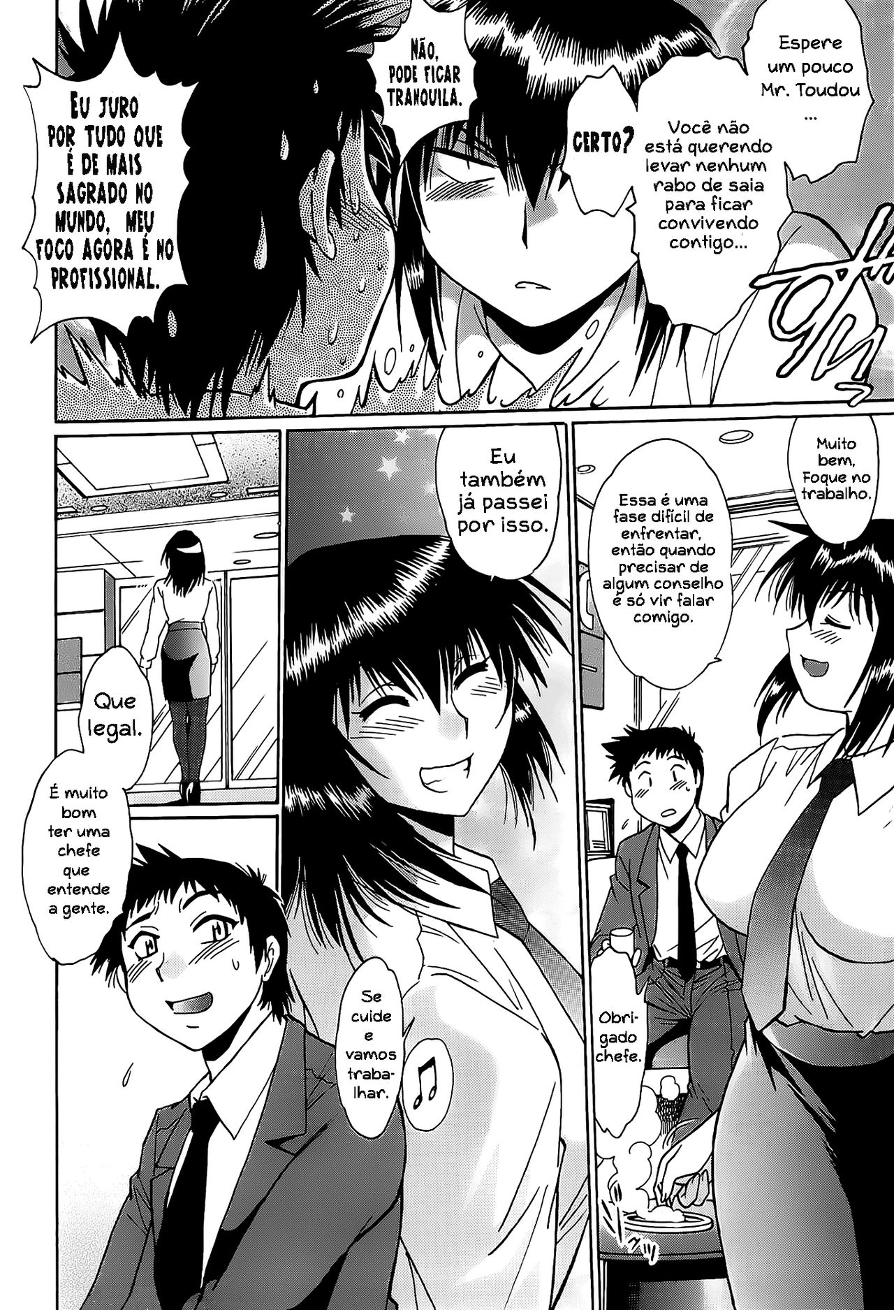 [Manabe Jouji] Kanojo de Ippai Ch. 2 [Portuguese-BR] numero di immagine  4