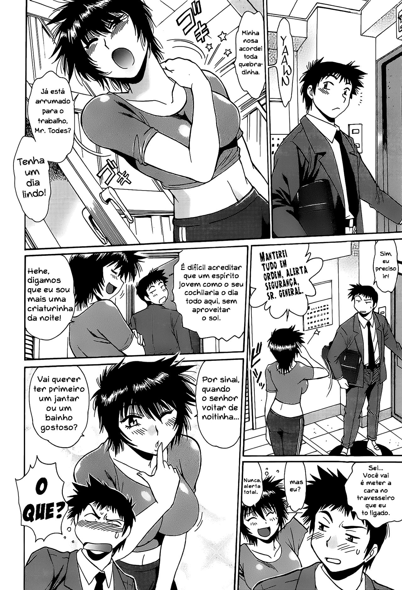 [Manabe Jouji] Kanojo de Ippai Ch. 2 [Portuguese-BR] numero di immagine  6