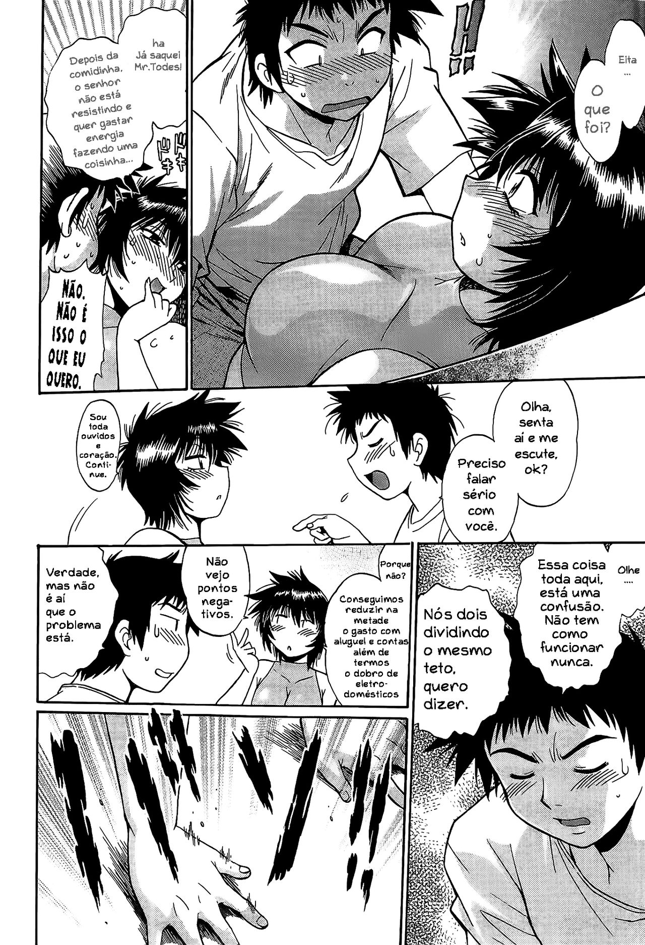 [Manabe Jouji] Kanojo de Ippai Ch. 2 [Portuguese-BR] numero di immagine  10