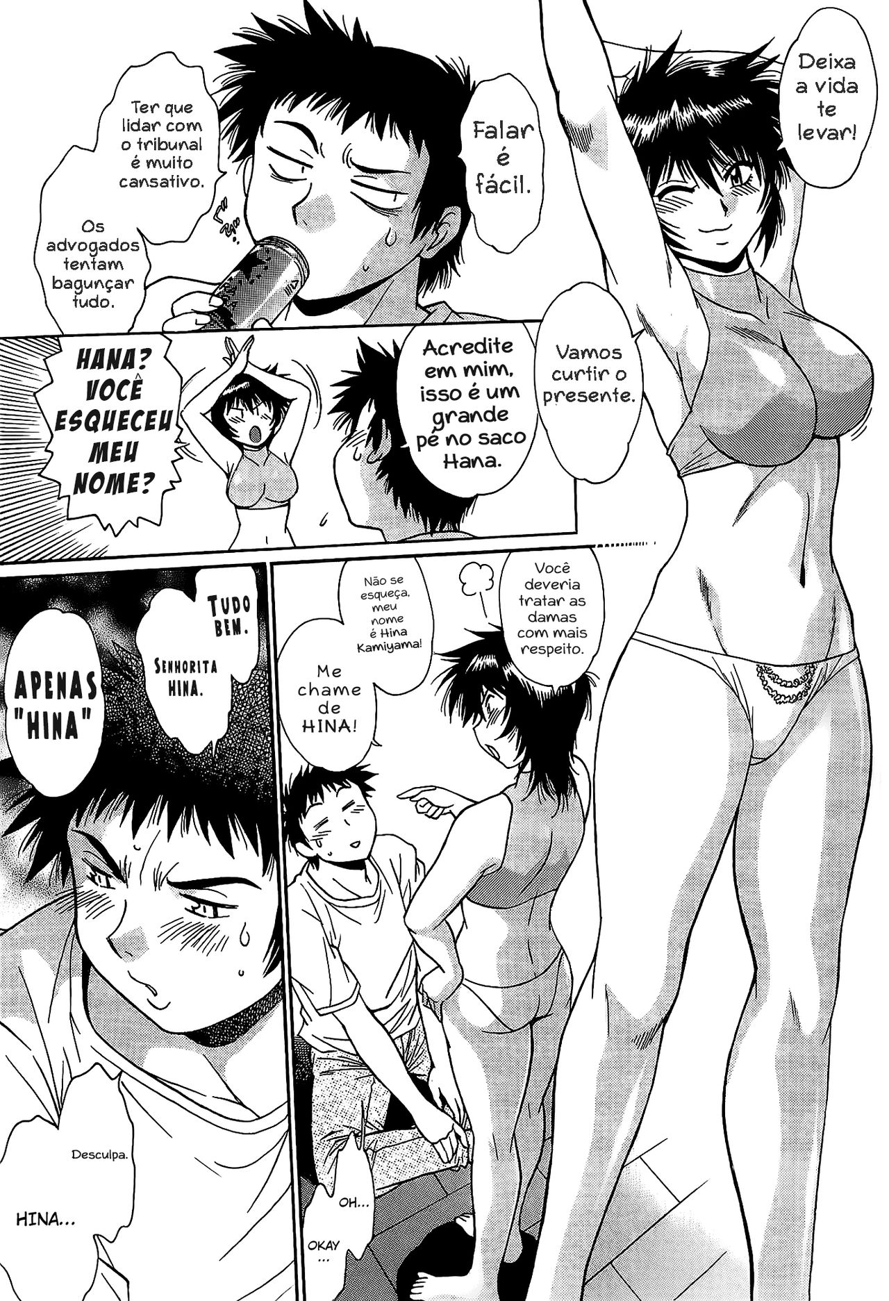 [Manabe Jouji] Kanojo de Ippai Ch. 2 [Portuguese-BR] numero di immagine  15