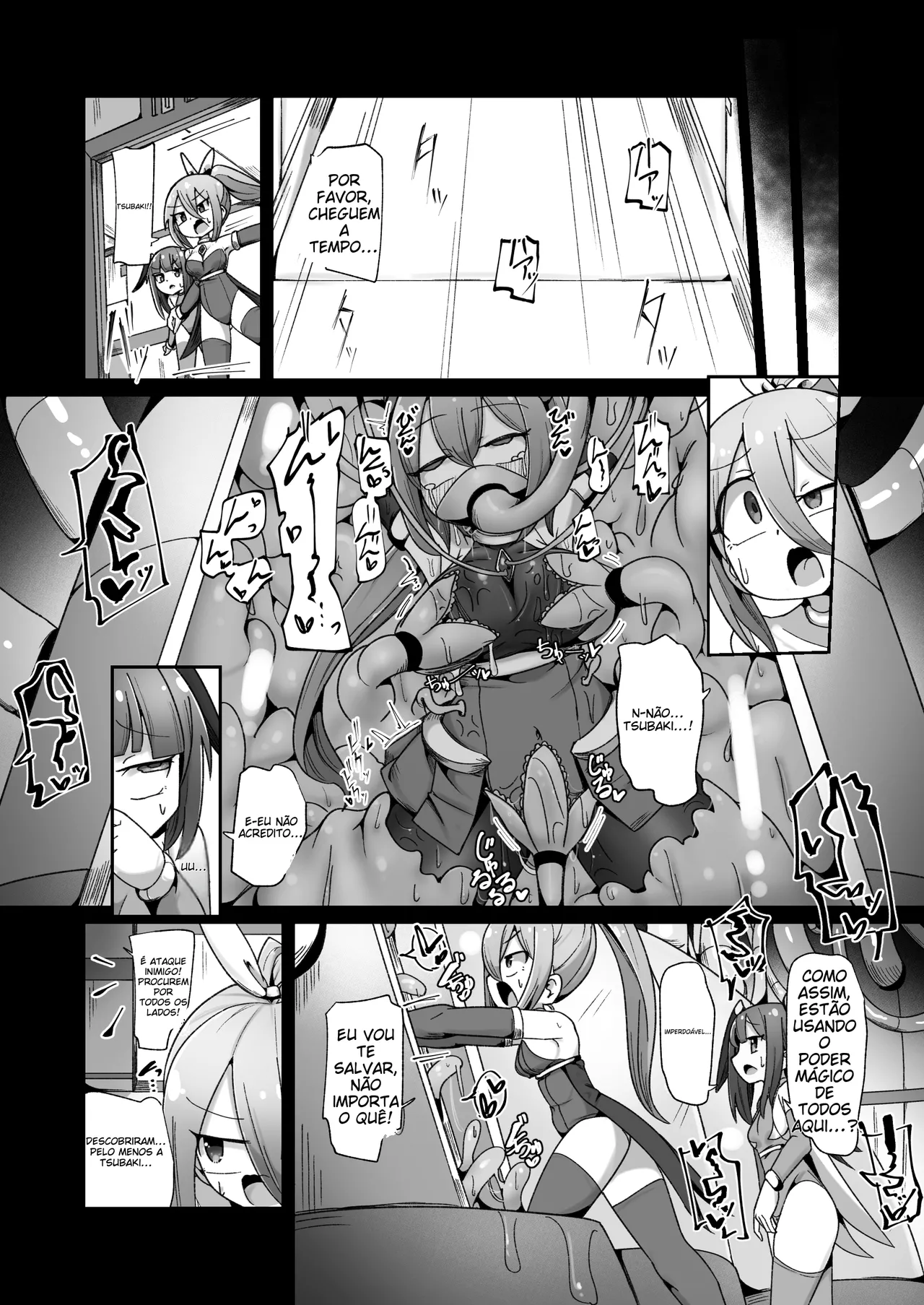 [Echie Kokufuku Aka (Monota)] Maryoku Tank Choukyou sareta Koto mo Sukkari Wasurete no Kono Ko to Teki Ajito ni Idonjau Onna Hero-chan [Portuguese-BR] 画像番号 31