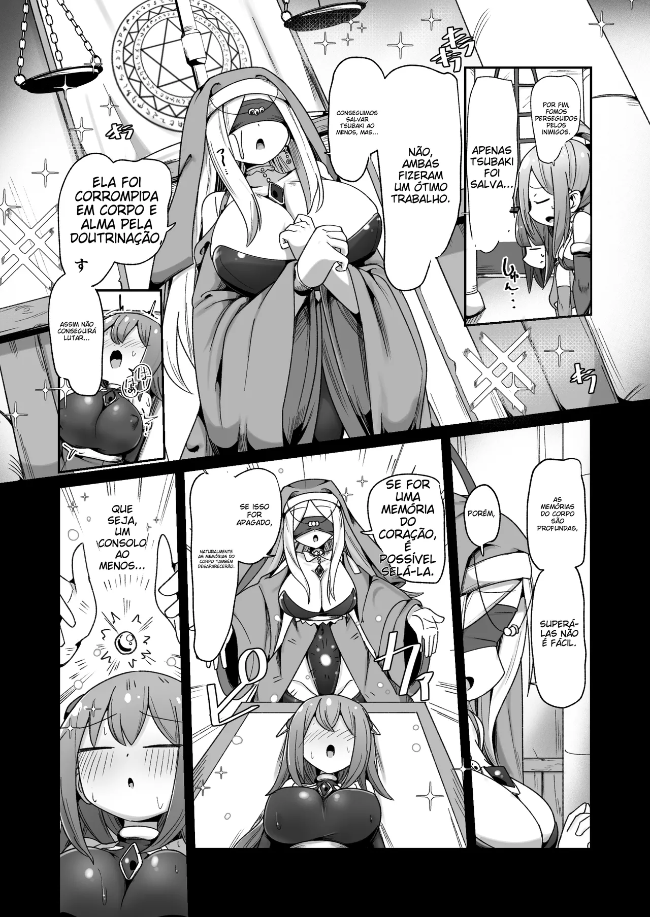 [Echie Kokufuku Aka (Monota)] Maryoku Tank Choukyou sareta Koto mo Sukkari Wasurete no Kono Ko to Teki Ajito ni Idonjau Onna Hero-chan [Portuguese-BR] 画像番号 32