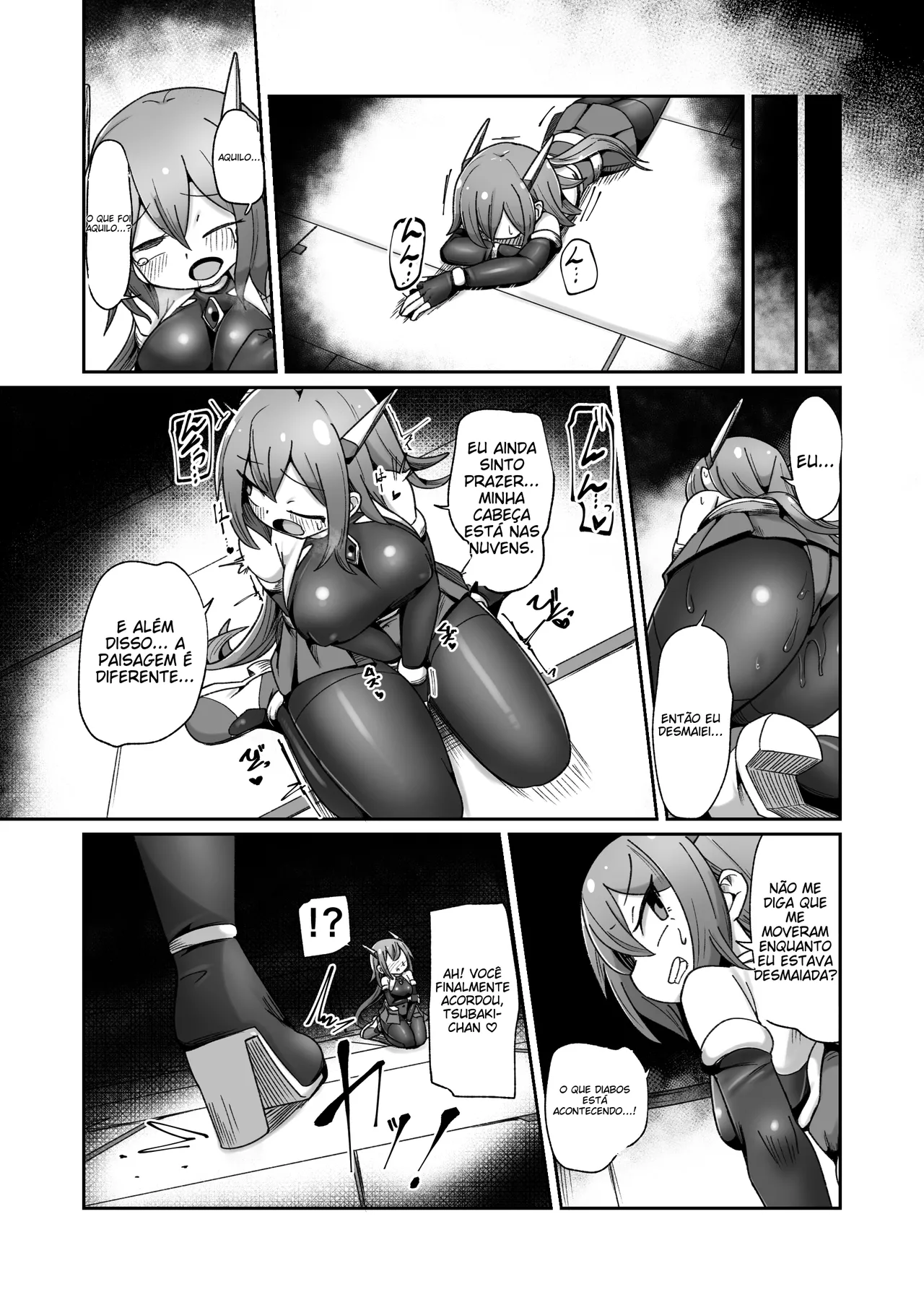 [Echie Kokufuku Aka (Monota)] Maryoku Tank Choukyou sareta Koto mo Sukkari Wasurete no Kono Ko to Teki Ajito ni Idonjau Onna Hero-chan [Portuguese-BR] 画像番号 33