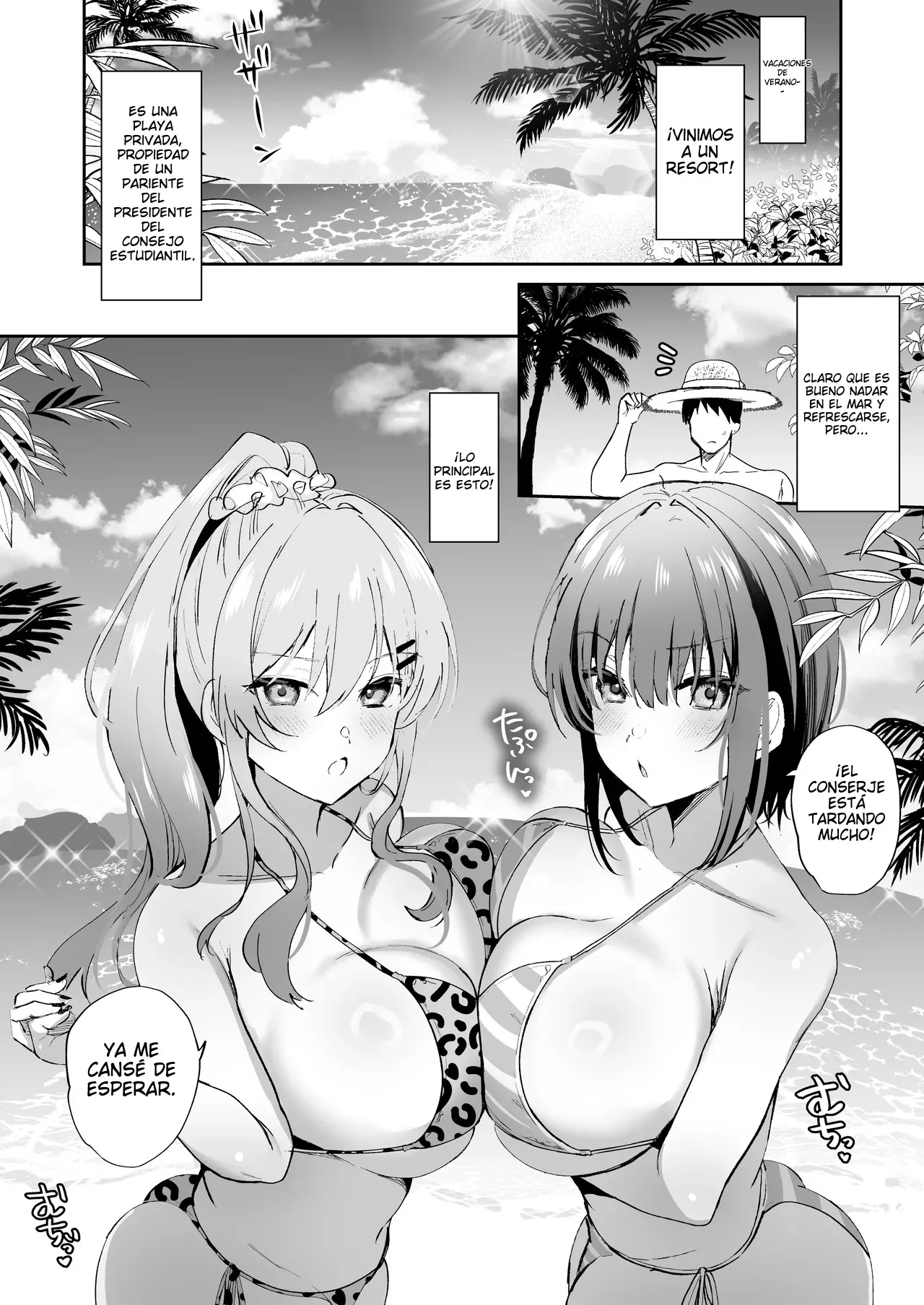 [Mofumanjuu (Piro Mayu)] Tanetsuke Nikki ~Resort Hen~｜Diario de Apareamiento ~Edición Resort~  {Spanish} {EbisuTraslade - Winder} {Digital} image number 4