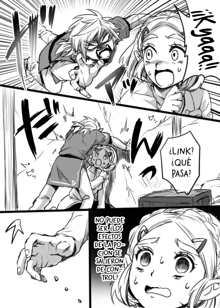 [Wasabi] Anzen de Kenzen na Okusuri o Nomou! - ¡¡Bebamos una medicina segura y saludable!! (The Legend of Zelda: Breath of the Wild) [Español] [Traducciones necesarias] numero di immagine  4