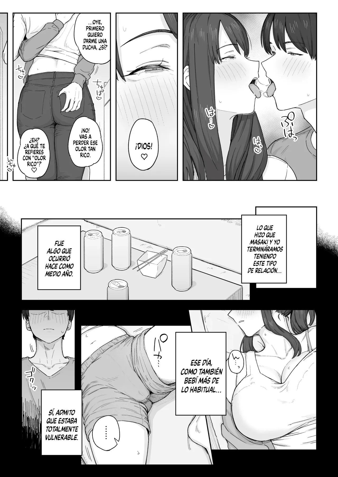 [Natsuzo] Yuuhan no Ato wa Oba-chan to...｜Con mi Tía, Después de la Cena... [Spanish] [Kejotan] [Digital] image number 8