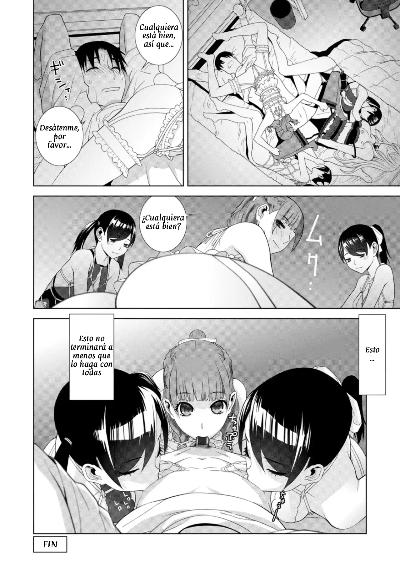[Shinobu Tanei] Mishiranu Imouto Harem ch. 1-5｜Mi Harem de Hermanastras Cap. 1-5 [Spanish] [XistoSolo] [Digital] [Ongoing] 106eme image
