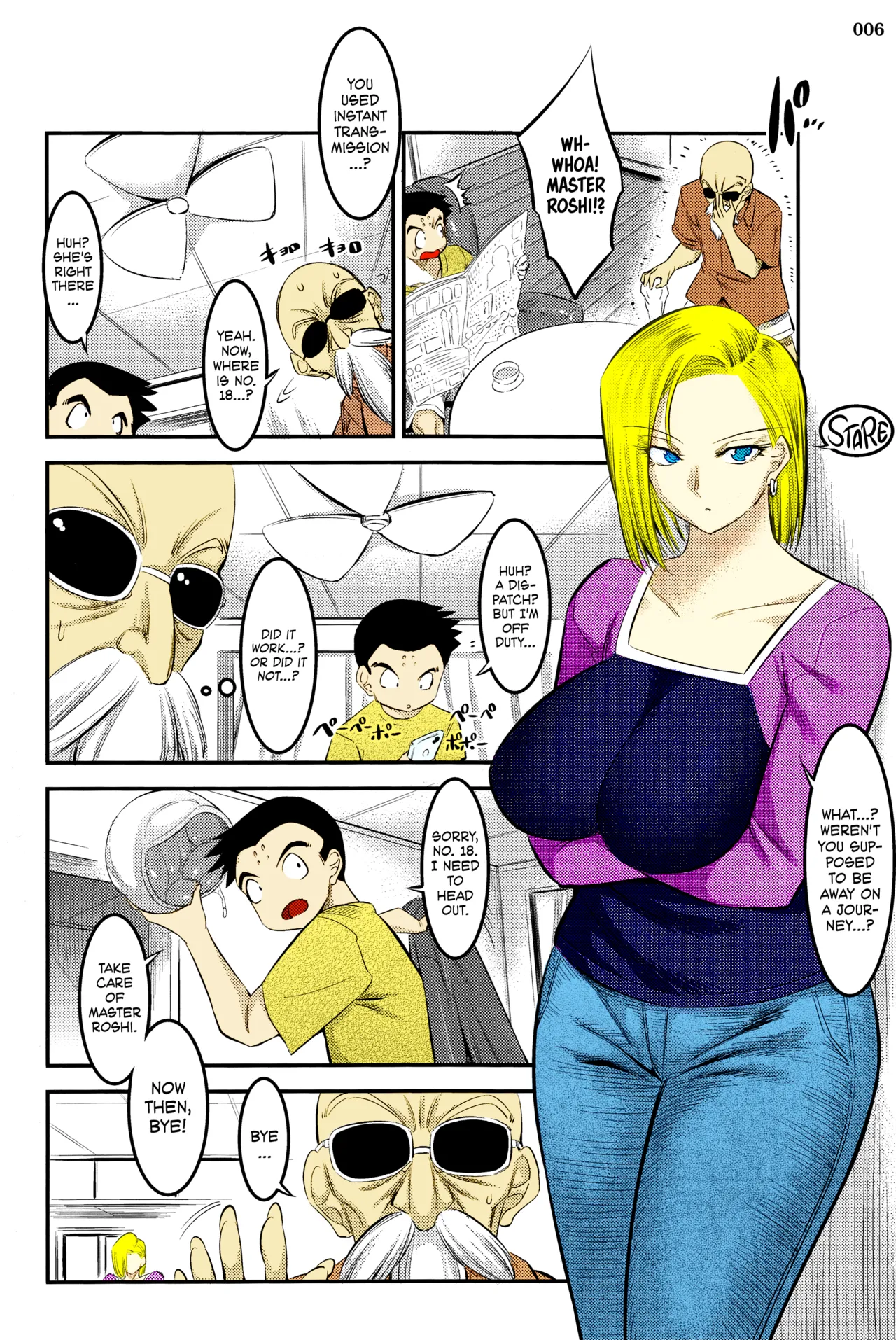 (C92) [Kaientai (Shuten Douji)] 18-gou ni Mainichi Muriyari Semen Shiboritorareru Hon   A Book About Getting Your Semen Forcibly Squeezed Out By No. 18 Every Single Day (Dragon Ball Z) [English] [Decensored] [ATF] [Colored] numero di immagine  5