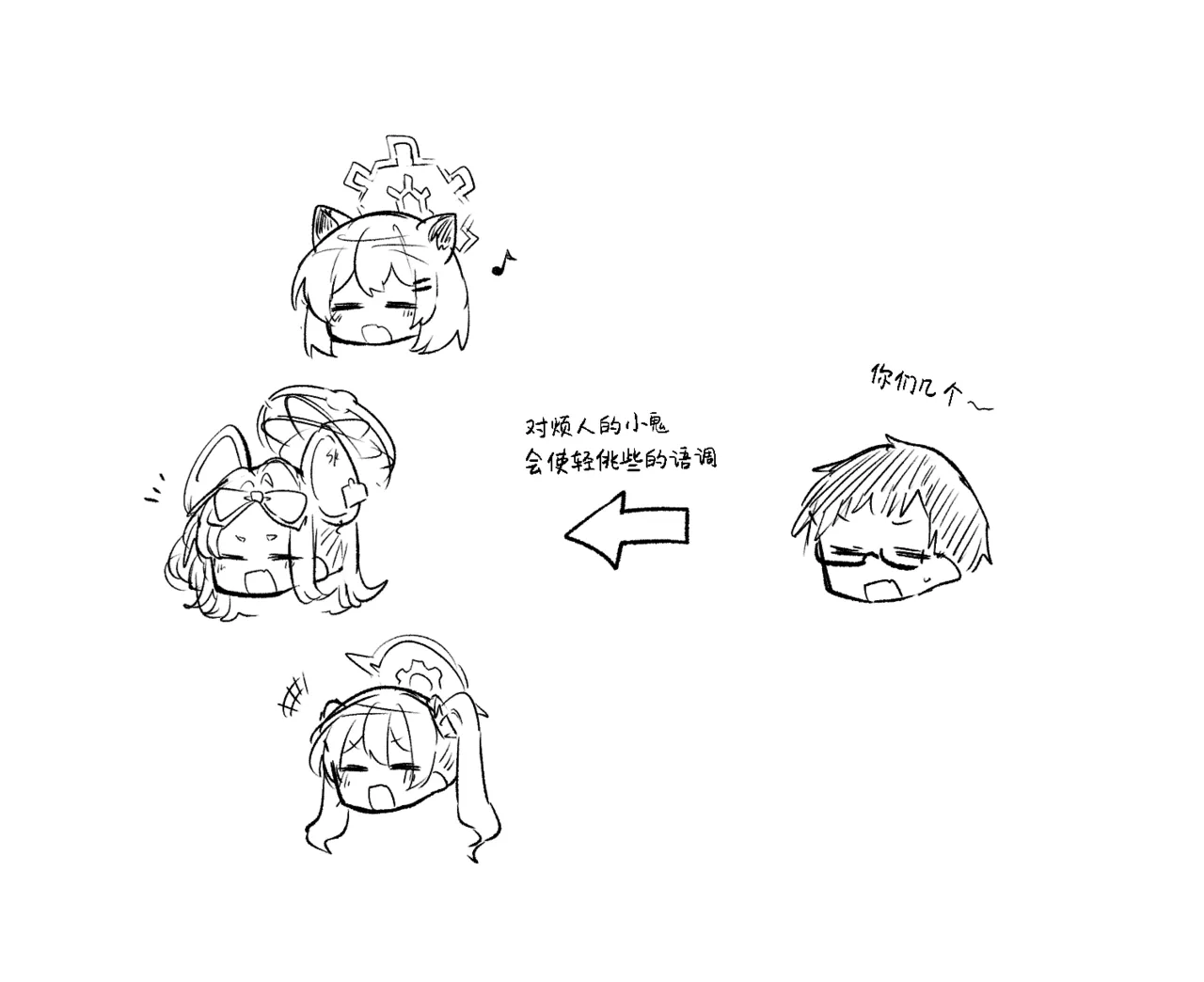 [Nekko] 创作老师×碧蓝档案学生合集4 (Blue Archive) [Chinese] [才羽桃井汉化组] 48eme image