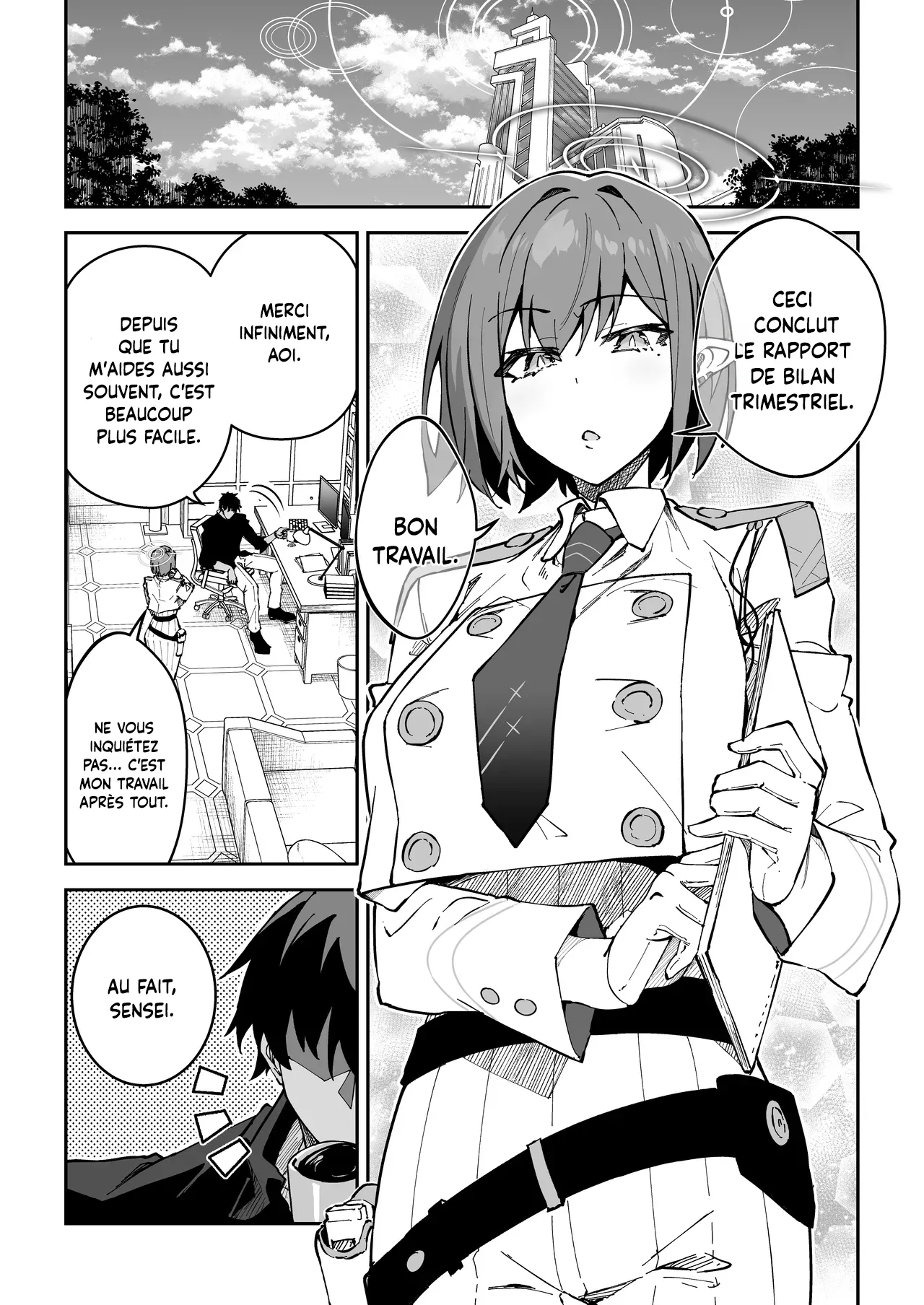 [Syunichi Kansuu (Syunichi)] Koushi Kondou Namahame Koubi | Mélanger le travail et le plaisir pur (Blue Archive) [French] [pape245] [Decensored] [Digital] 图片编号 4