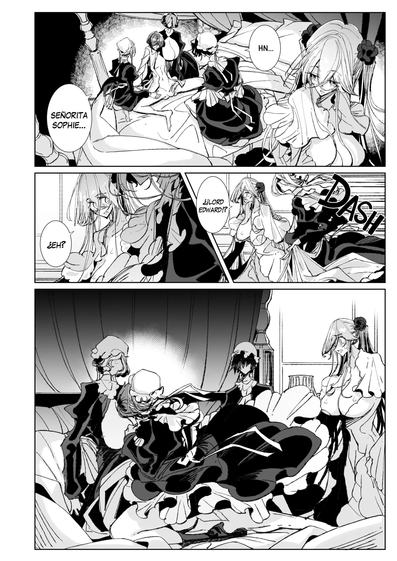 [Metro Notes (Tsumetoro)] Shinshi Tsuki Maid no Sophie-san 10｜La Maid Sophie del Caballero 10 [Spanish] [I Am the Walrus] [Decensored] [Digital] image number 9