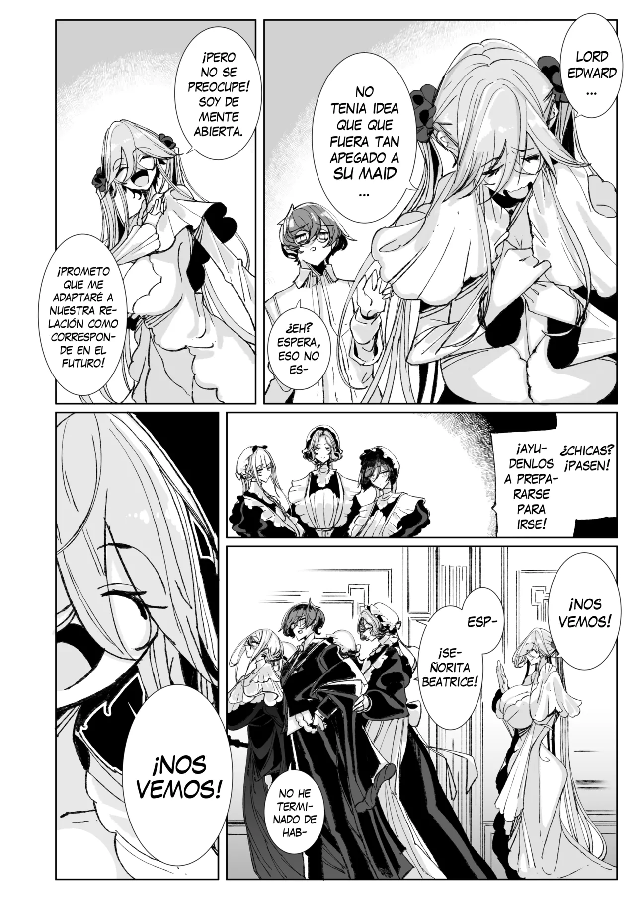 [Metro Notes (Tsumetoro)] Shinshi Tsuki Maid no Sophie-san 10｜La Maid Sophie del Caballero 10 [Spanish] [I Am the Walrus] [Decensored] [Digital] image number 45