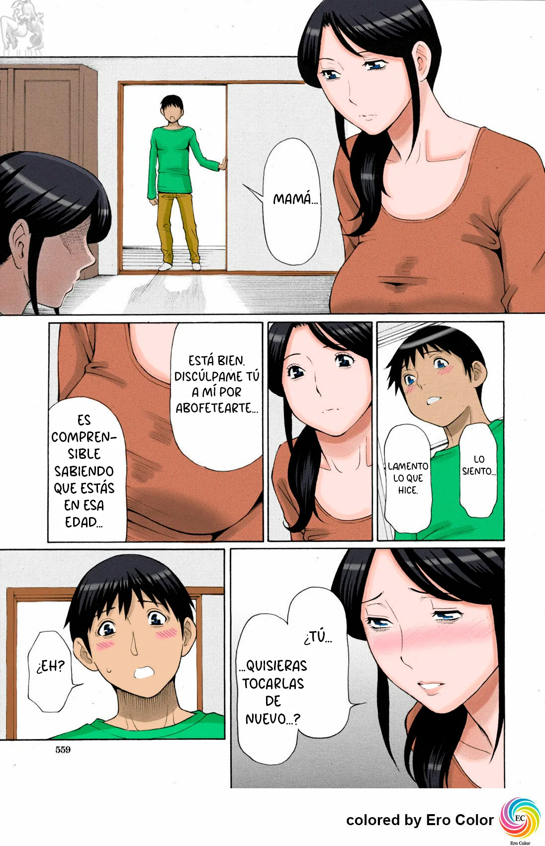 [Takasugi Kou] Mamamomi! (COMIC MUJIN 2011-05) [Spanish] [Lujurian69] [Colorized] [Decensored] 이미지 번호 10