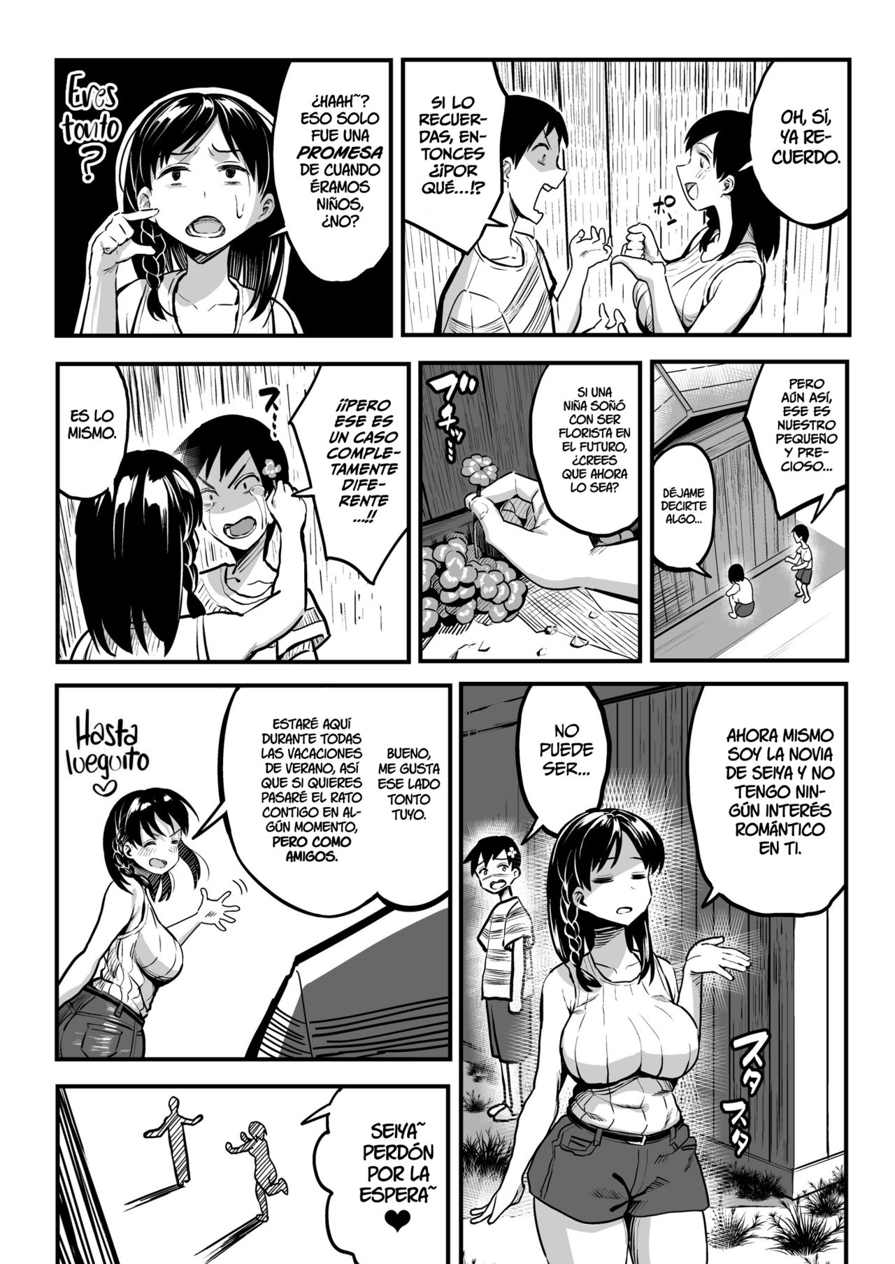 [Surumenium (Taniguchi Daisuke)] Juunengo no Hachigatsu Kimi to. | Agosto, 10 años después, contigo. [Spanish] [EromegameTT y HentaIsLife Scans] 이미지 번호 8