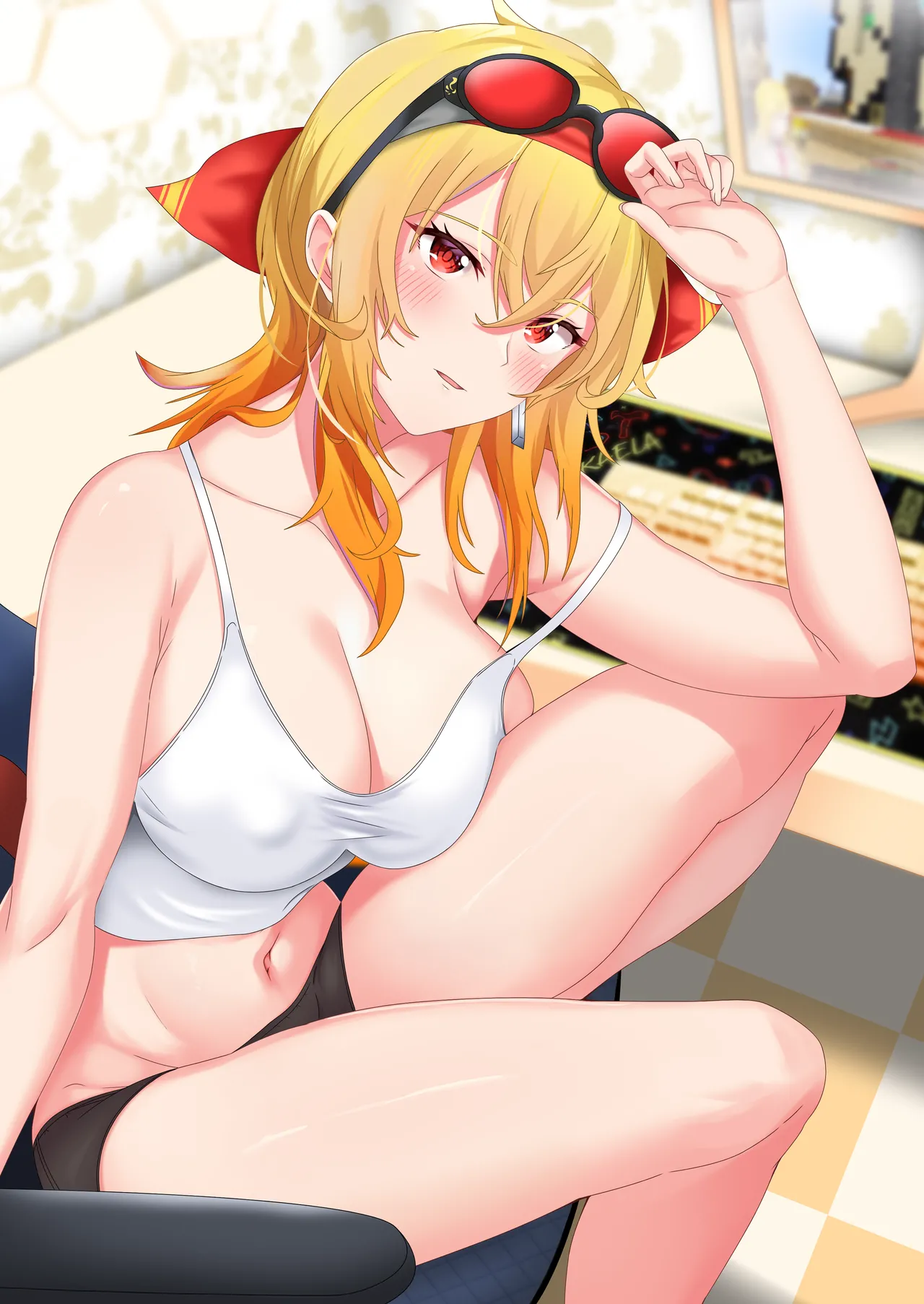 [Naraku No Nimotsu (nabunabu)] Homestay VTuber Kaela Nee-san Short Story Part 1 (Full Color) [Uncensored + Textless] (HololiveID) 3eme image