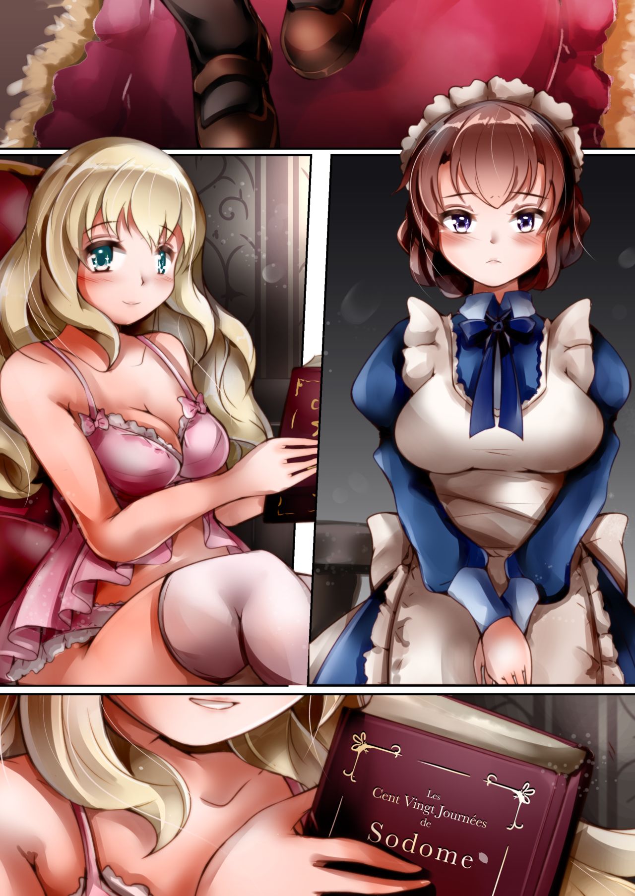 [白姫リリオ．kaj．黒王女ロゾ] Ｌ・Ｋ・Ｒ：百合ノ姫と薔薇ノ王女 image number 34