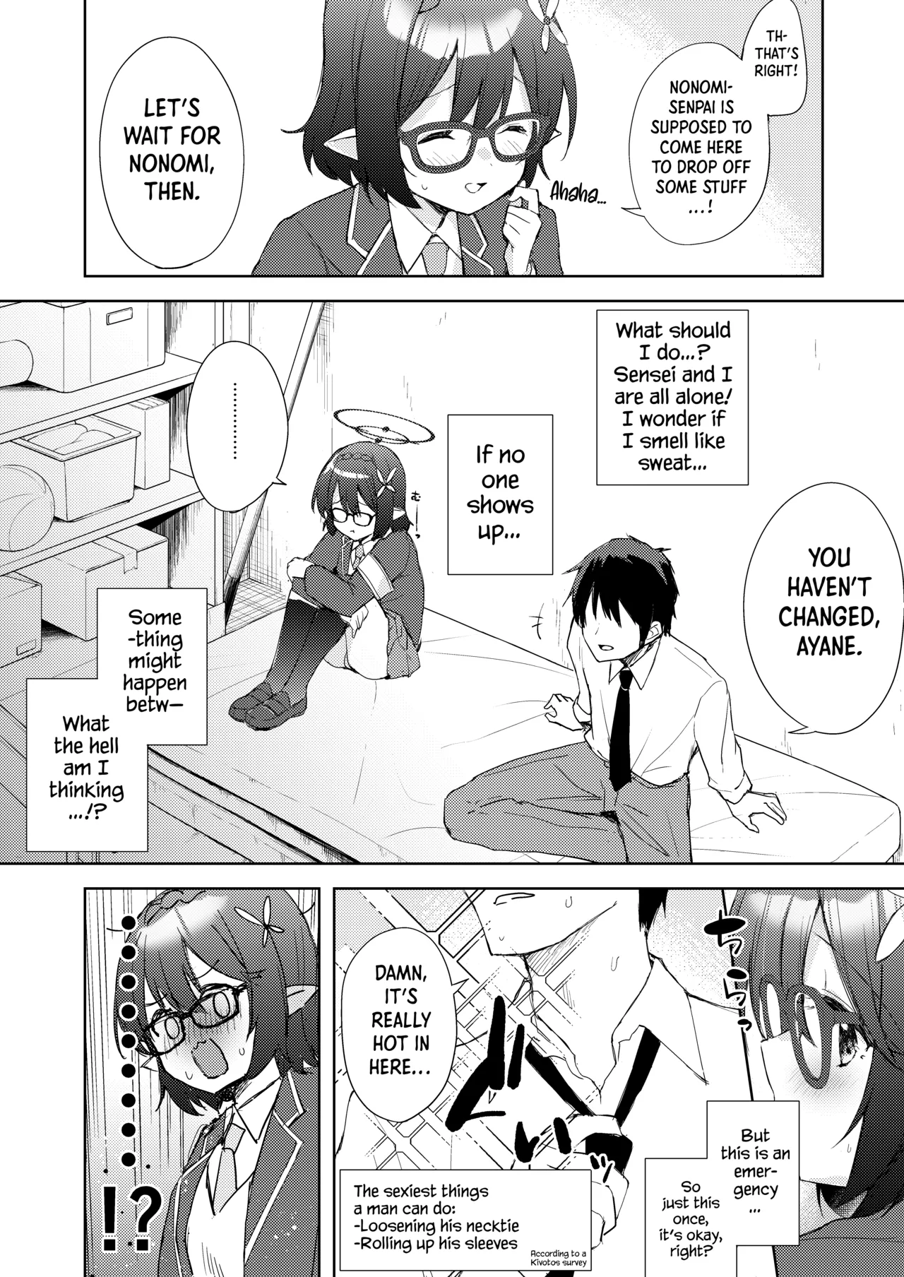 [DROP DEAD!! (Minase Syu)] Ayane, Ochitsuite! | Calm Down, Ayane! (Blue Archive) [English] [Shiro Translation] [Digital] 画像番号 7