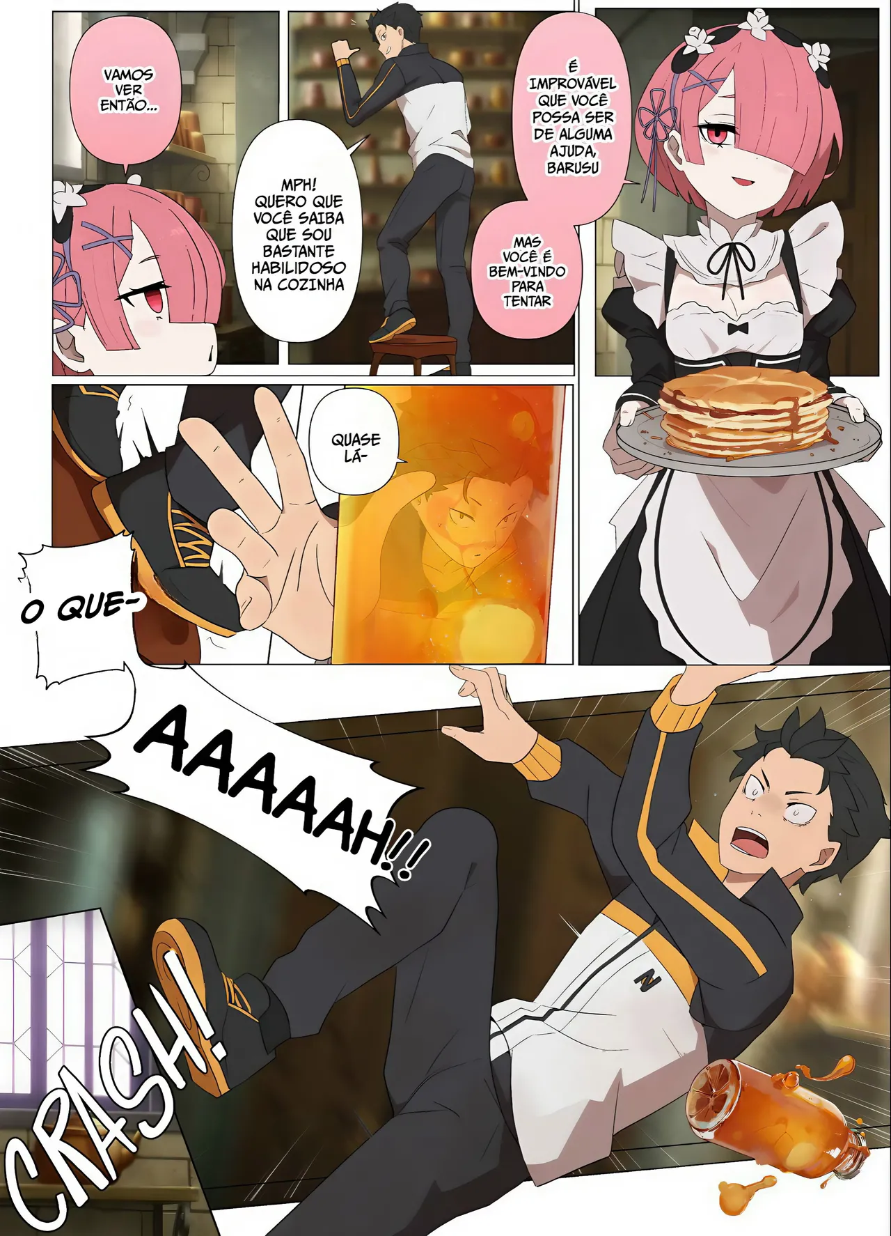 [Fenqury] Ramming Ram - boquete da ram Ch. 1 (Re:Zero kara Hajimeru Isekai Seikatsu) [Portuguese-BR] image number 4