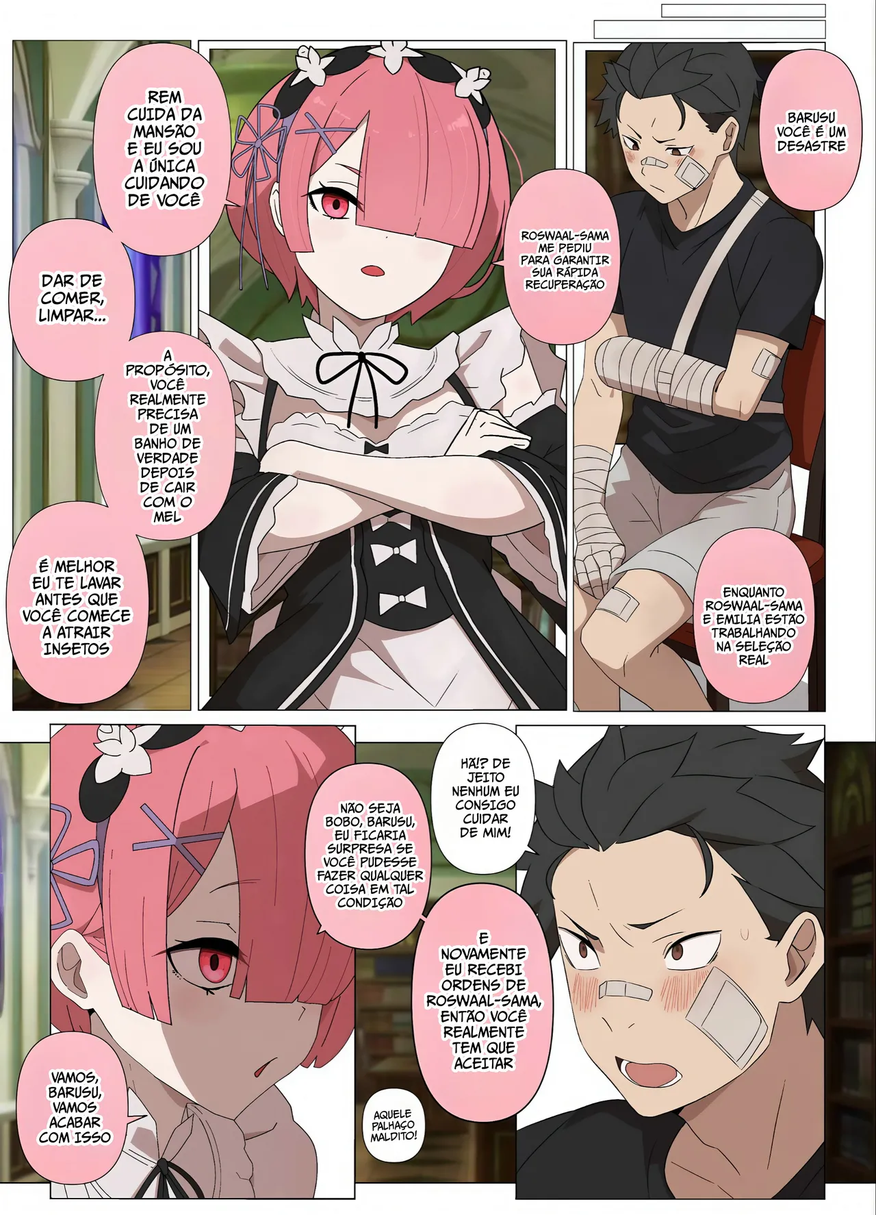 [Fenqury] Ramming Ram - boquete da ram Ch. 1 (Re:Zero kara Hajimeru Isekai Seikatsu) [Portuguese-BR] image number 5